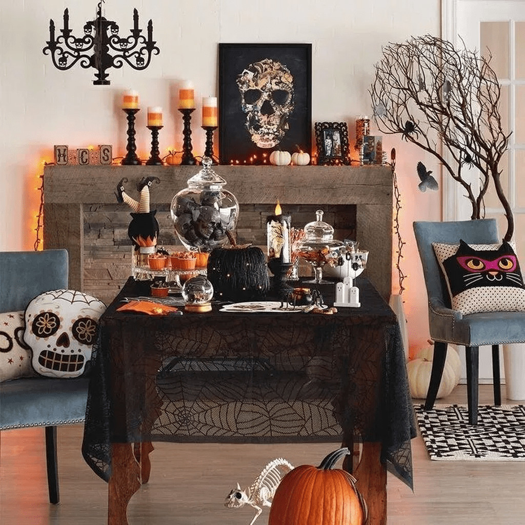 Halloween Decor Ideas Best Of 34 Stunning Halloween Living Room Decor Ideas Looks Scary Magzhouse