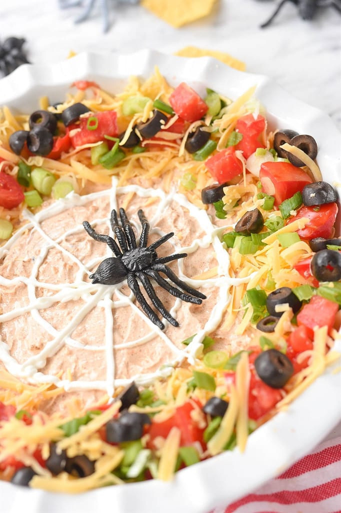 Halloween Dip Recipe Awesome Halloween 7 Layer Dip