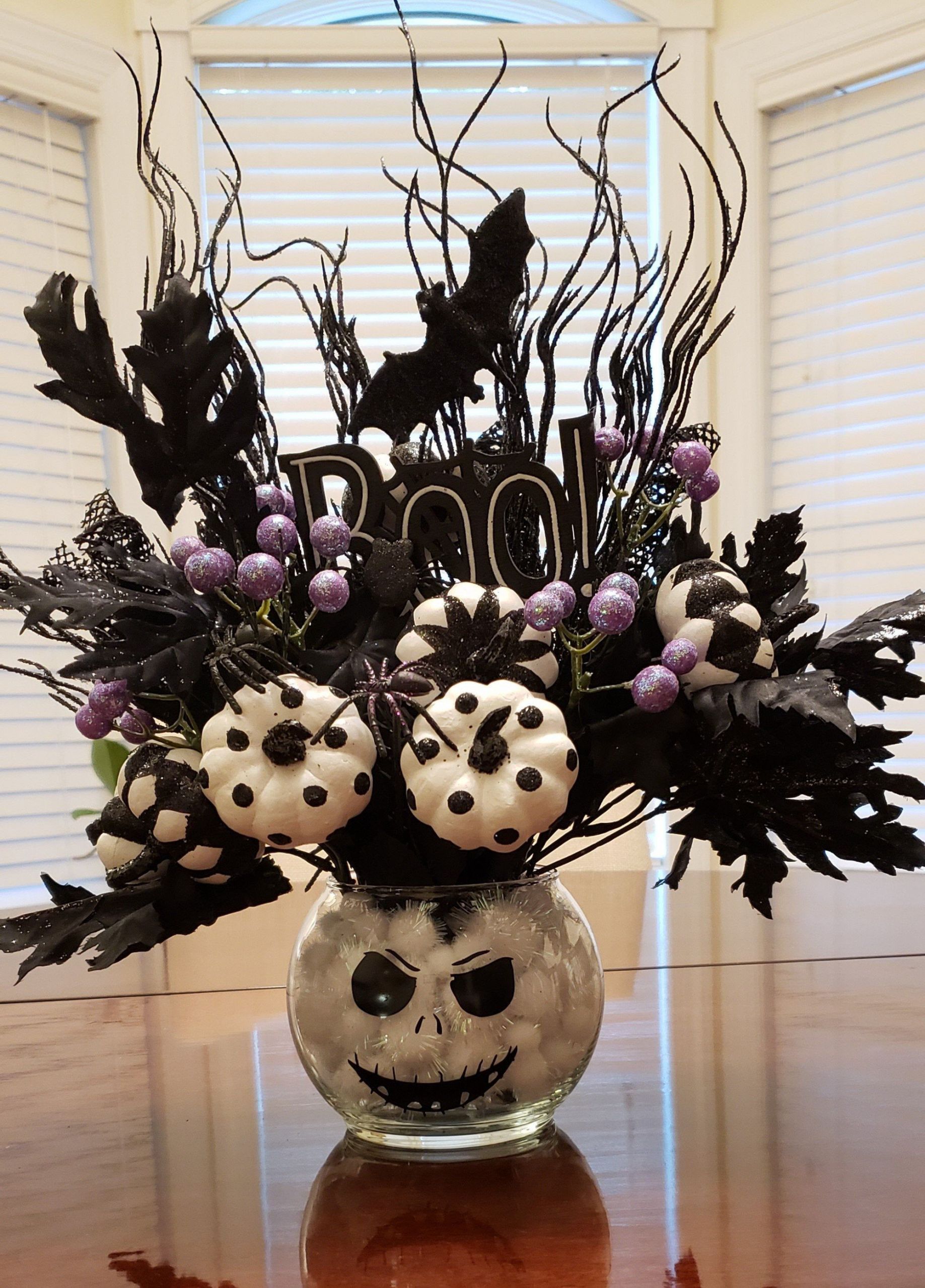 Halloween Diy Centerpieces Best Of Halloween Centerpiecenightmare before Christmasjack Etsy