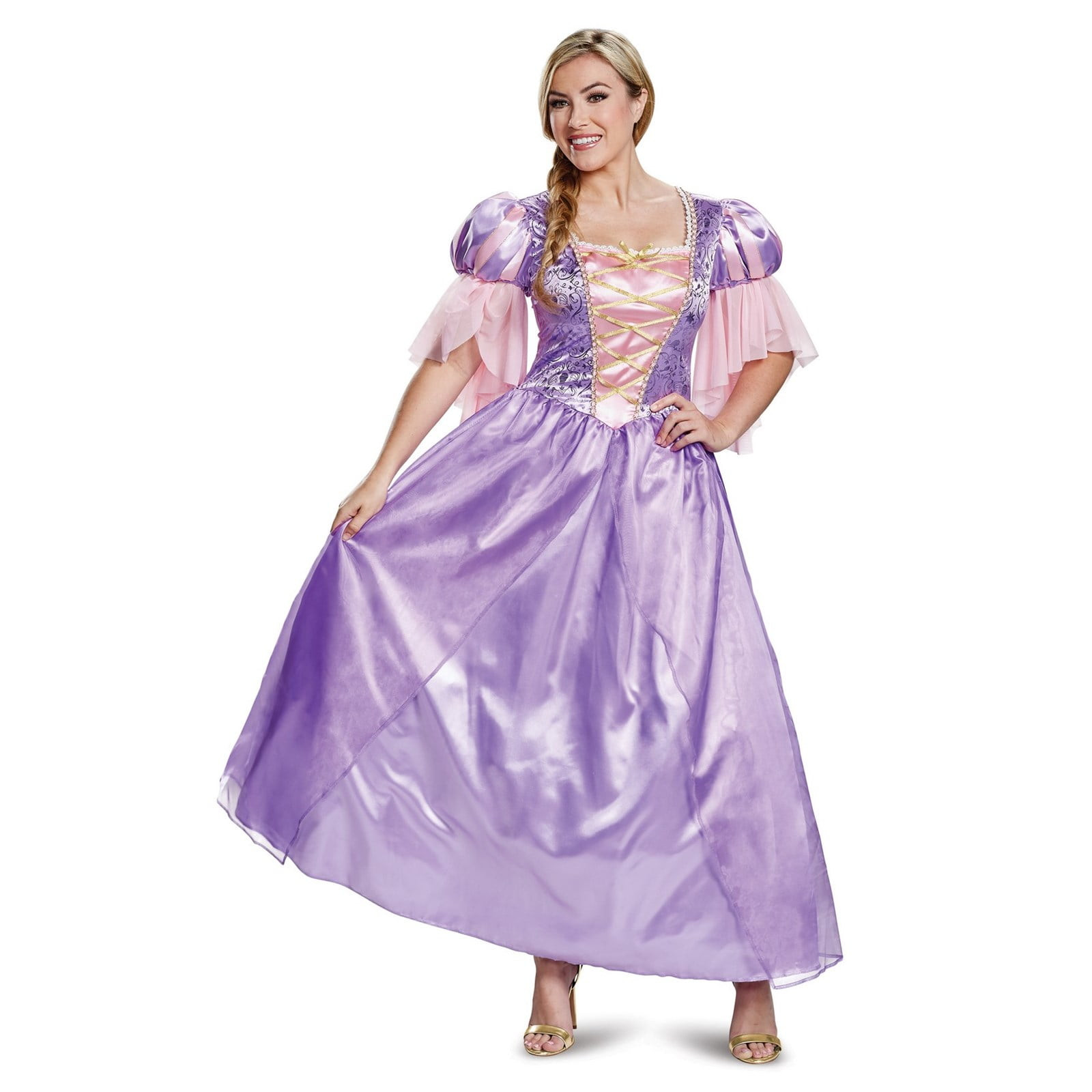 Halloween Dresses for Adults Elegant Tangled Rapunzel Deluxe Adult Halloween Costume Walmart