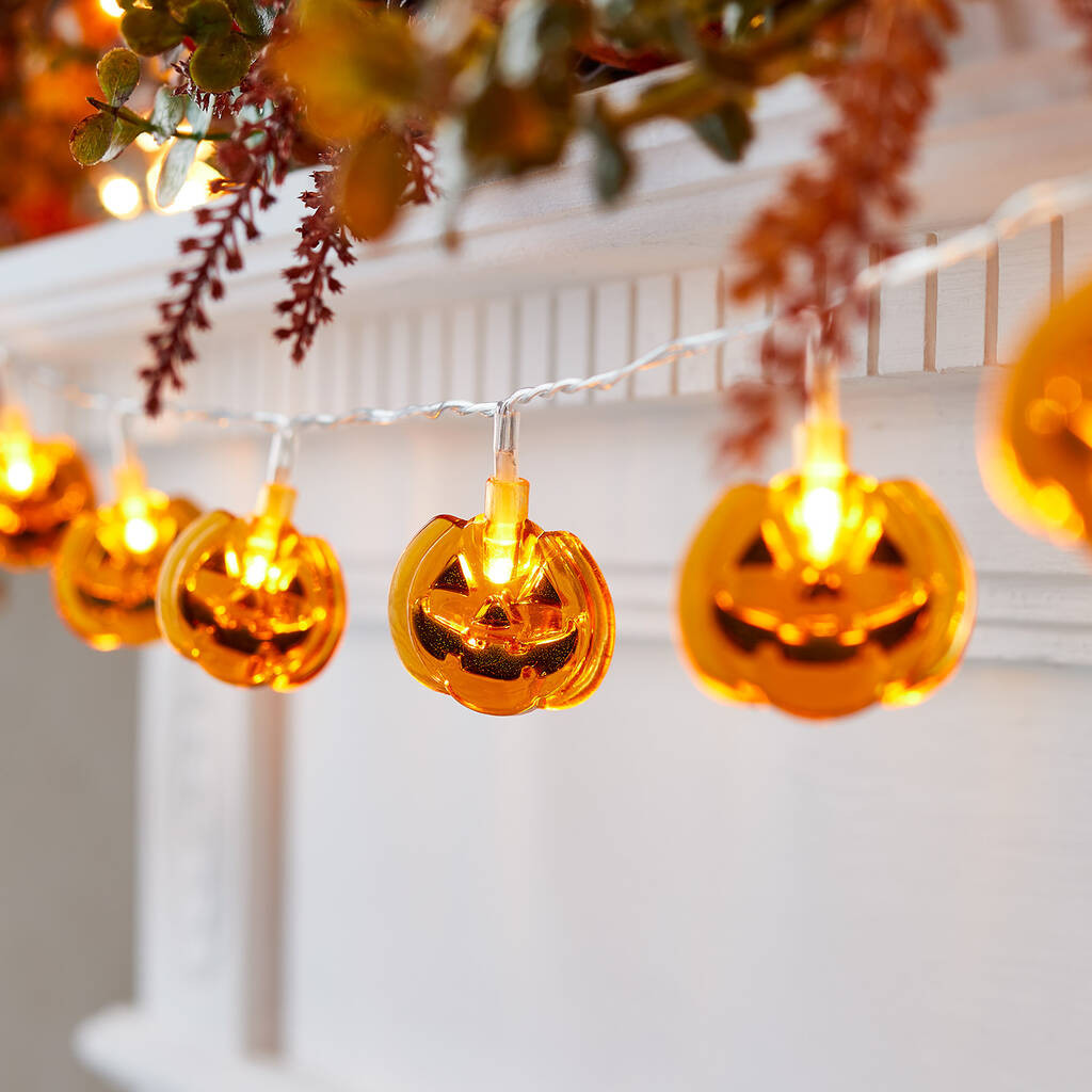 Halloween Fairy Lights Elegant 10 Halloween Pumpkin Fairy Lights by Lights4fun