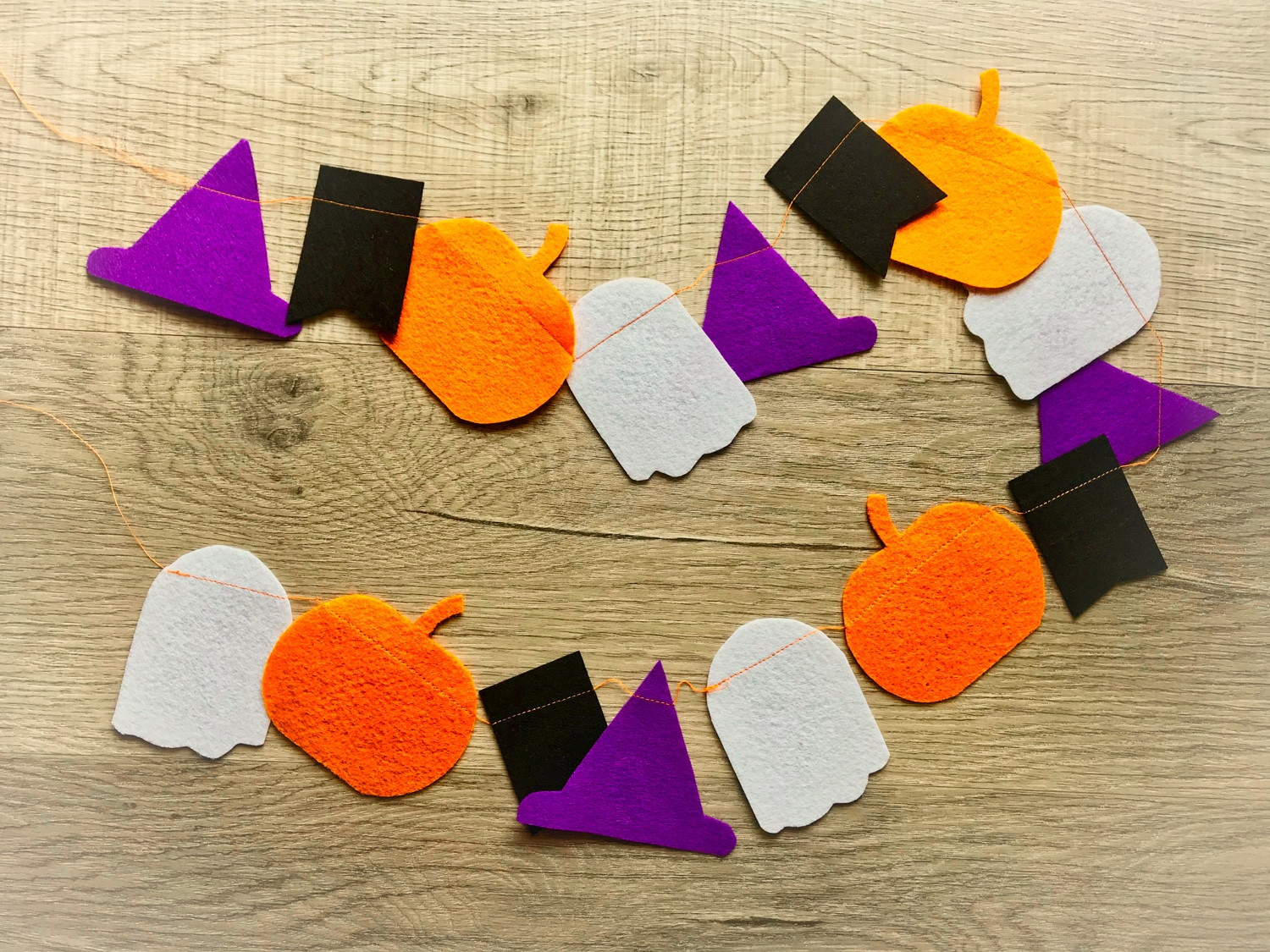 Halloween Felt Garland Inspirational Felt Halloween Garland Easy Things to Sew