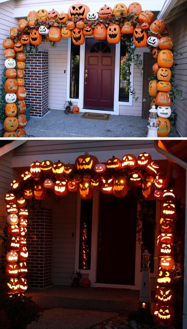 Halloween Front Yard Decorations Beautiful 50 Halloween Front Porch Decorations Hative