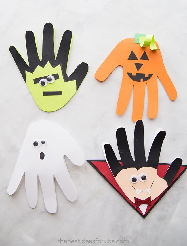 Halloween Hand Craft Elegant Halloween Handprints the Best Ideas for Kids