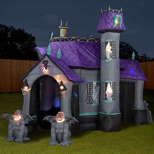 Halloween Inflatable Haunted House Luxury Inflatable Halloween Haunted House the Green Head