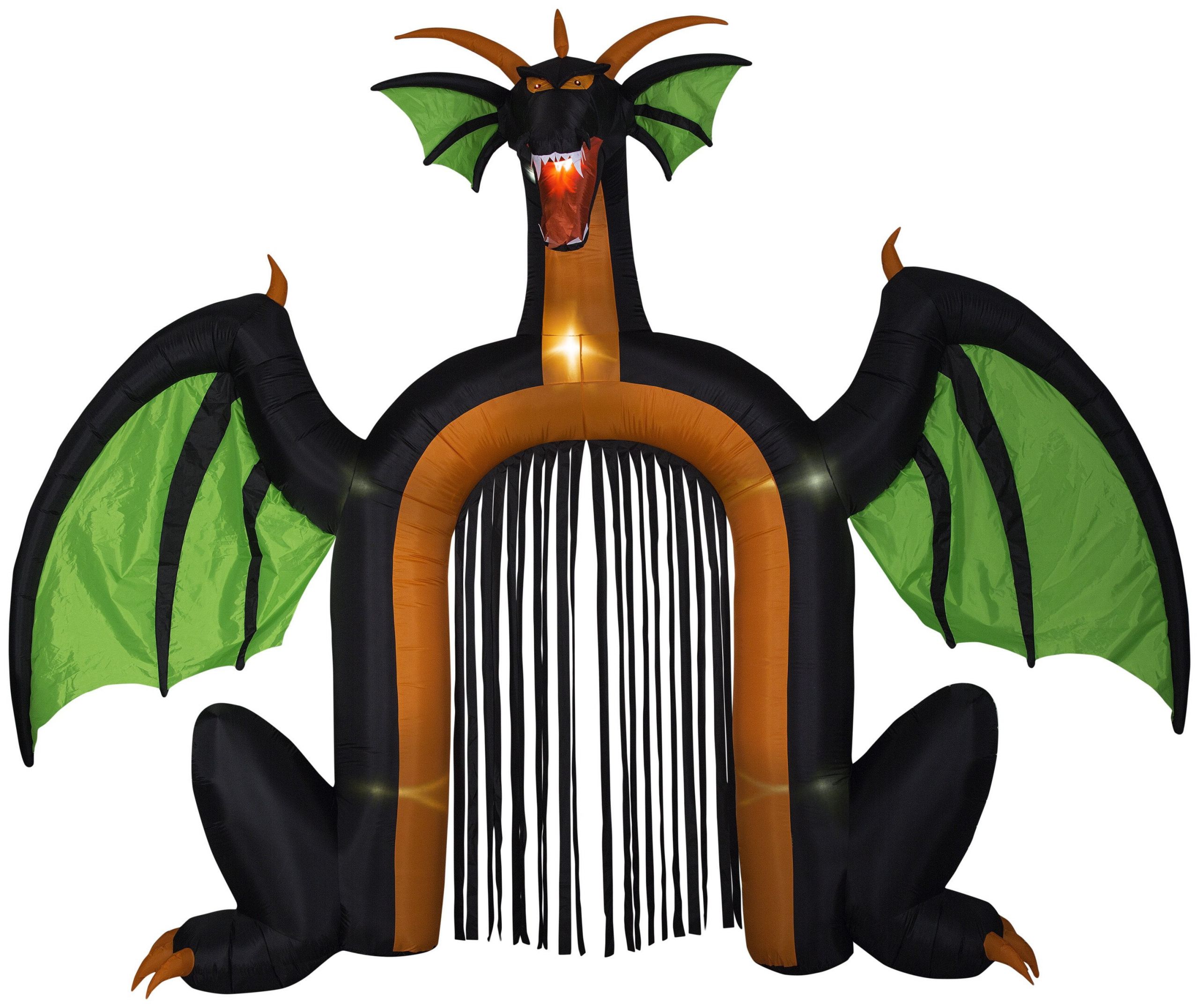 Halloween Inflatables Nearby Inspirational 10 Airblown Archway Green Dragon W Flaming Mouth Halloween Inflatable