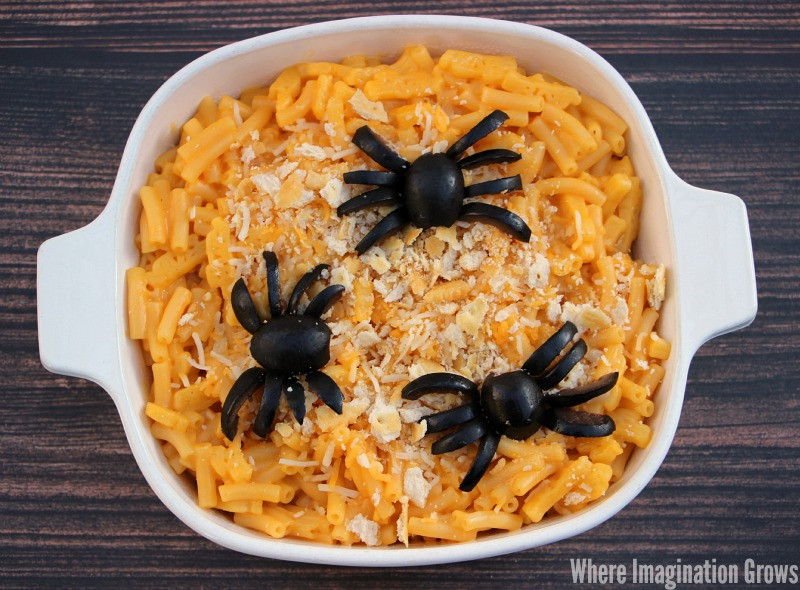 Halloween Mac and Cheese Luxury Spider Macaroni &amp; Cheese for A Spooky Halloween Dinner where