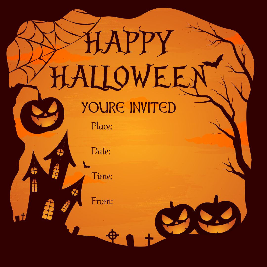 Halloween Party Cards Best Of Halloween Birthday Invitations Black and White 15 Free Pdf Printables