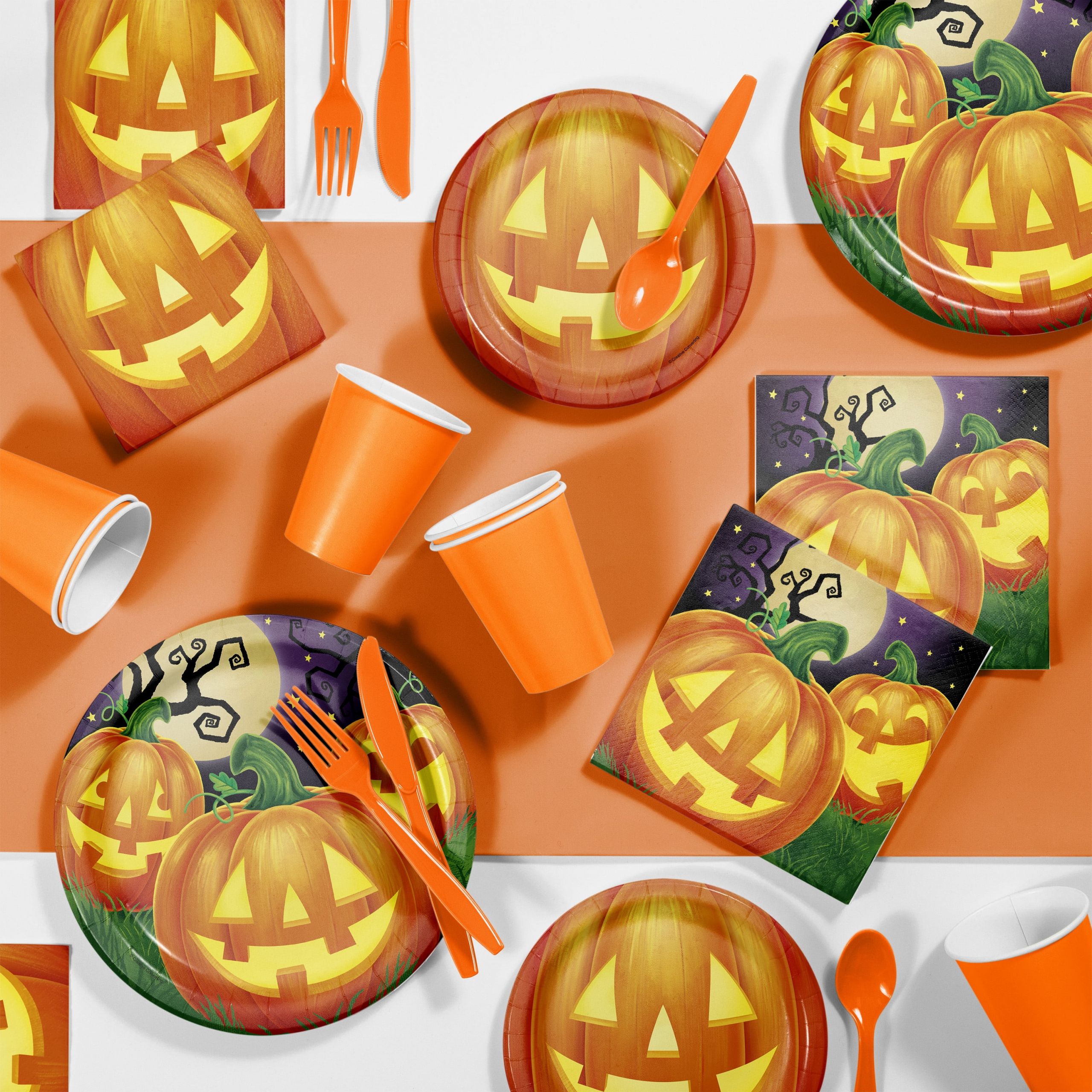 Halloween Party Supplies Fresh Pumpkin Party Halloween Party Supplies Kit for 8 Guests Walmart