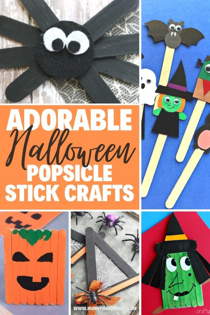 Halloween Popsicle Stick Crafts Unique 12 Adorable Halloween Popsicle Stick Crafts