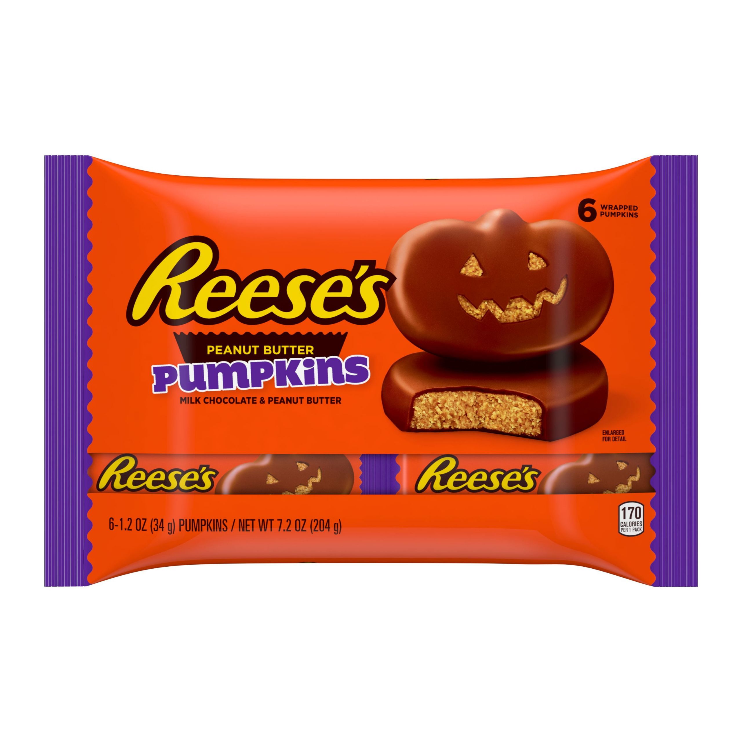 Halloween Pumpkin Candy Fresh Reese S Halloween Milk Chocolate Peanut butter Pumpkins Candy 6 Ct