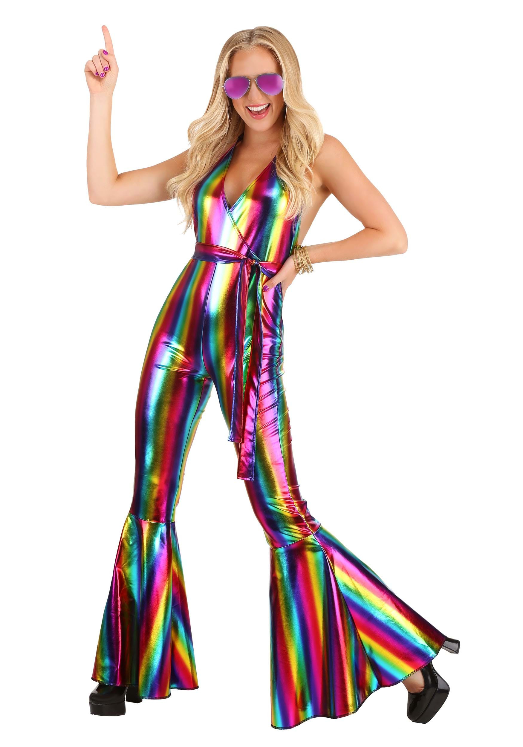 Halloween Rave Outfits Inspirational Rainbow Rave Disco Women S Costume