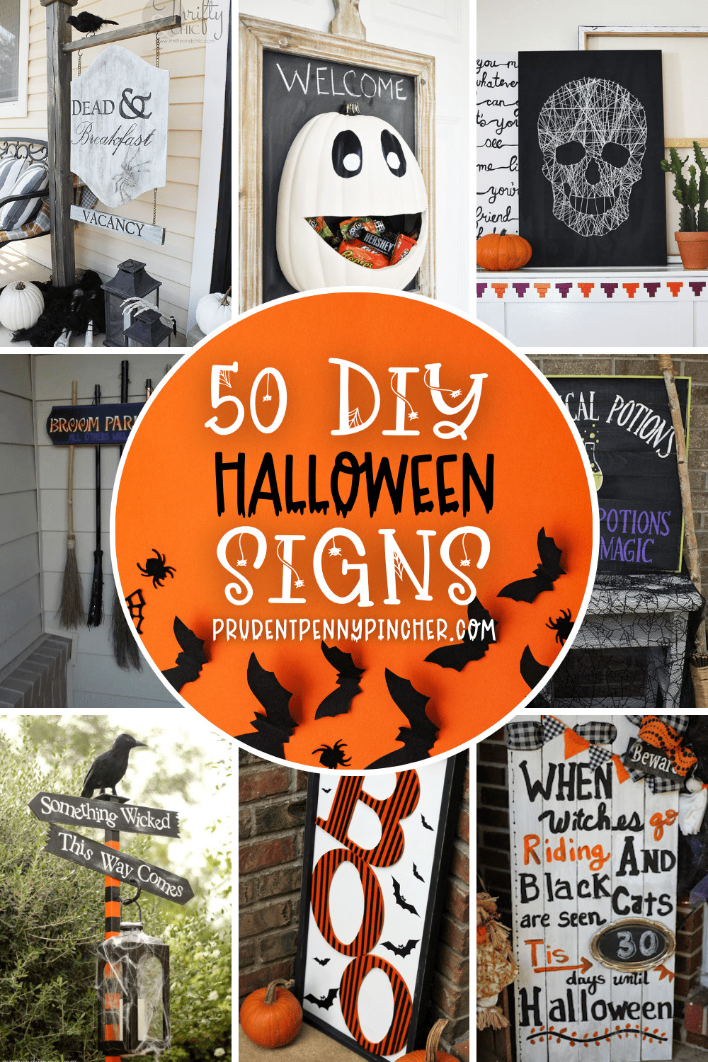 Halloween Sign Diy Fresh 50 Diy Halloween Signs Prudent Penny Pincher