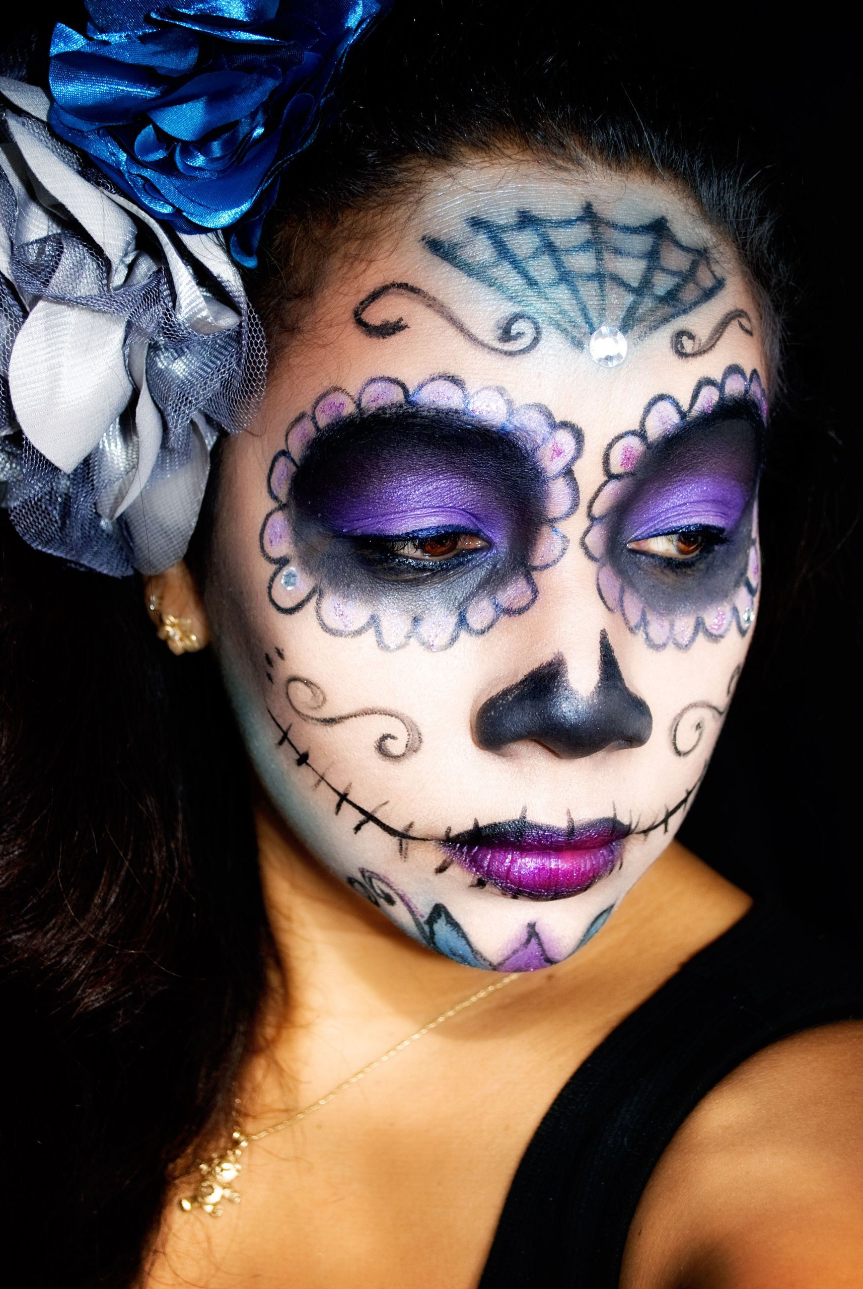 Halloween Sugar Skull Makeup Inspirational Halloween Makeup Tutorial Sugar Skull Makeup Honeygirlsworld