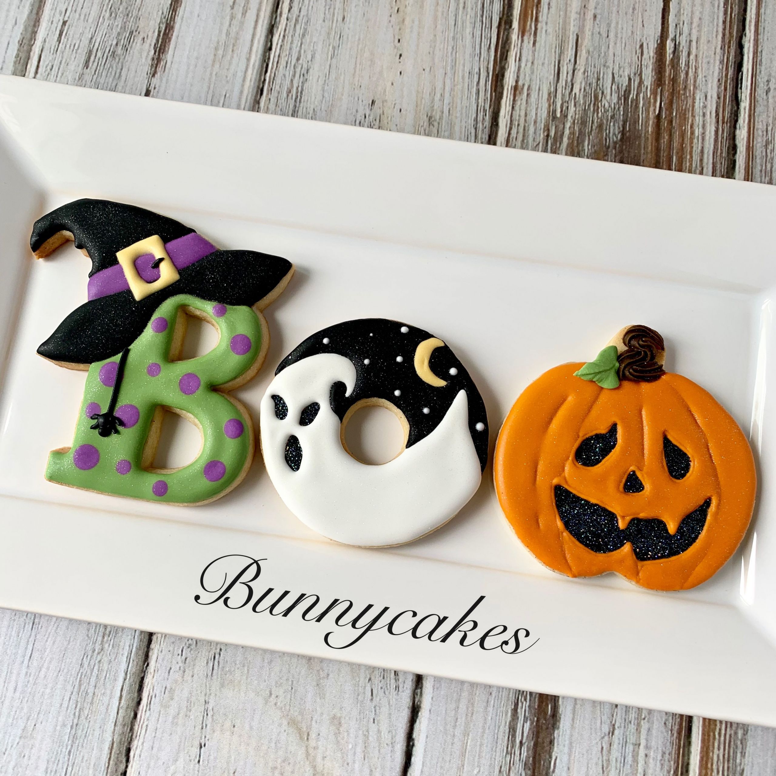 Halloween theme Cookies Beautiful Boo Decorated Sugar Cookies