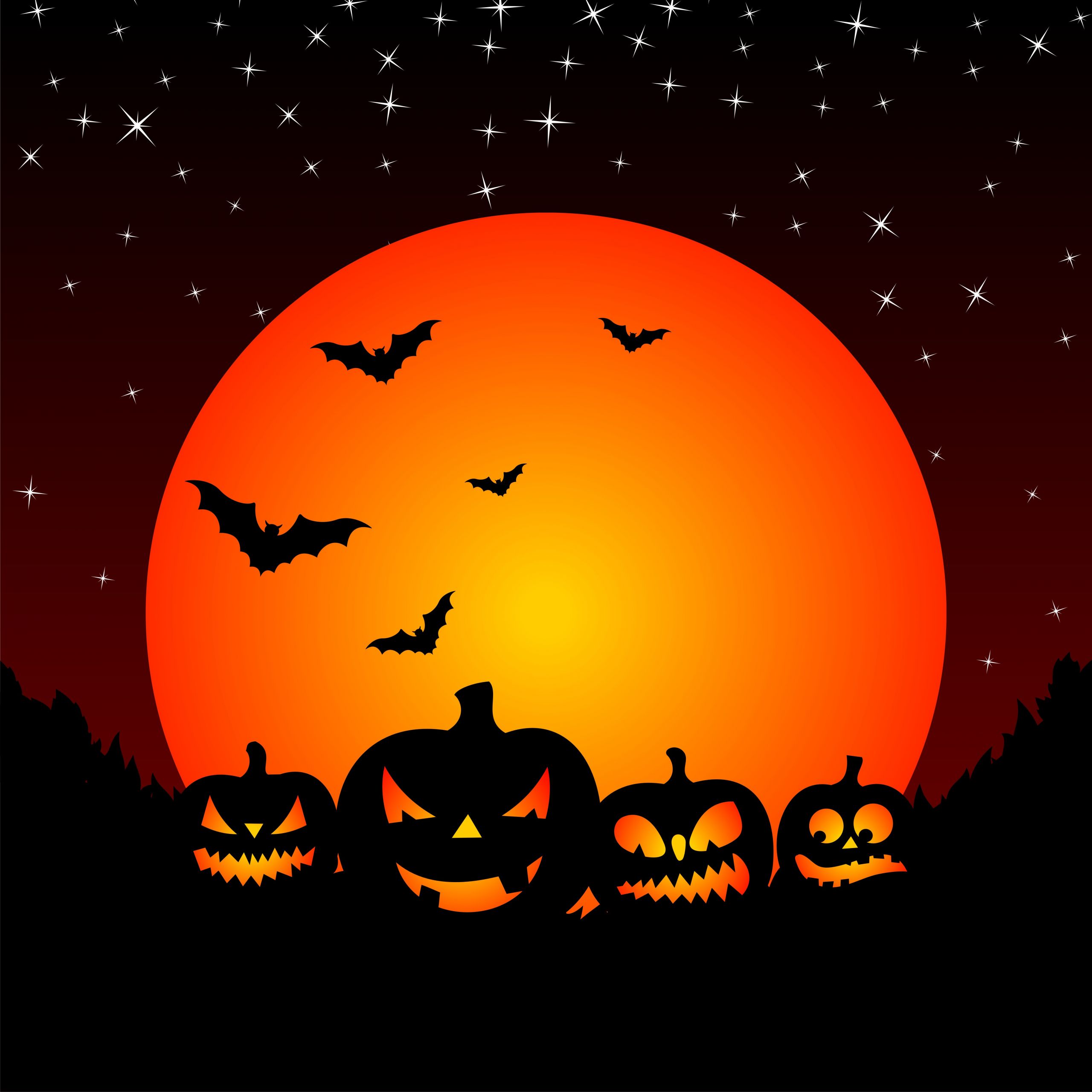 Halloween theme Drawing Luxury Vector Illustration On A Halloween theme with Pumpkins Vector