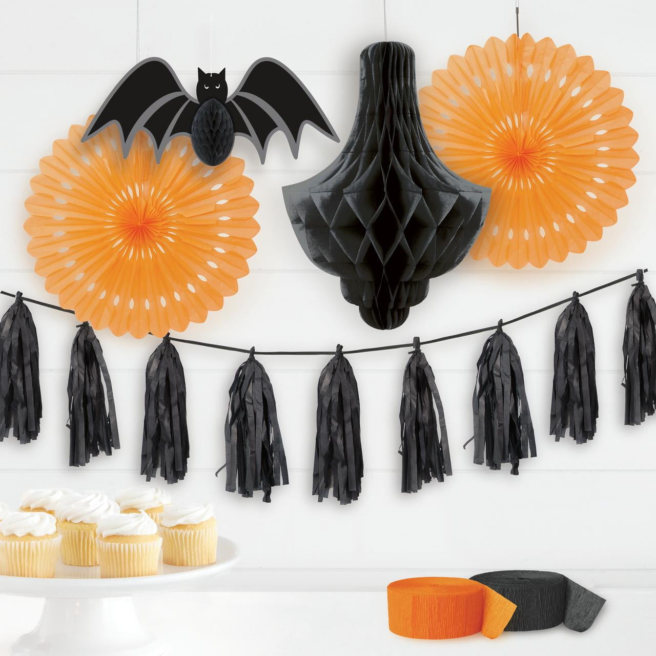 Halloween Tissue Paper Luxury Halloween Tissue Paper Decorations Kit orange and Black 7pc Walmart