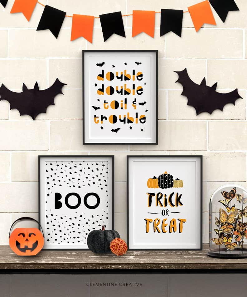 Halloween Wall Art Inspirational Free Printable Halloween Wall Art Modern Prints for Your Halloween Decor