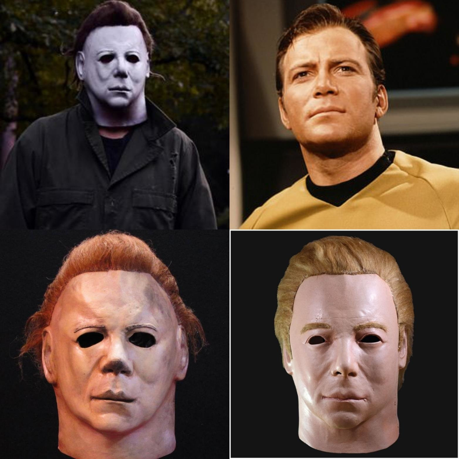 Halloween William Shatner Mask New Captain Kirk Mask William Shatner Michael Myers Halloween