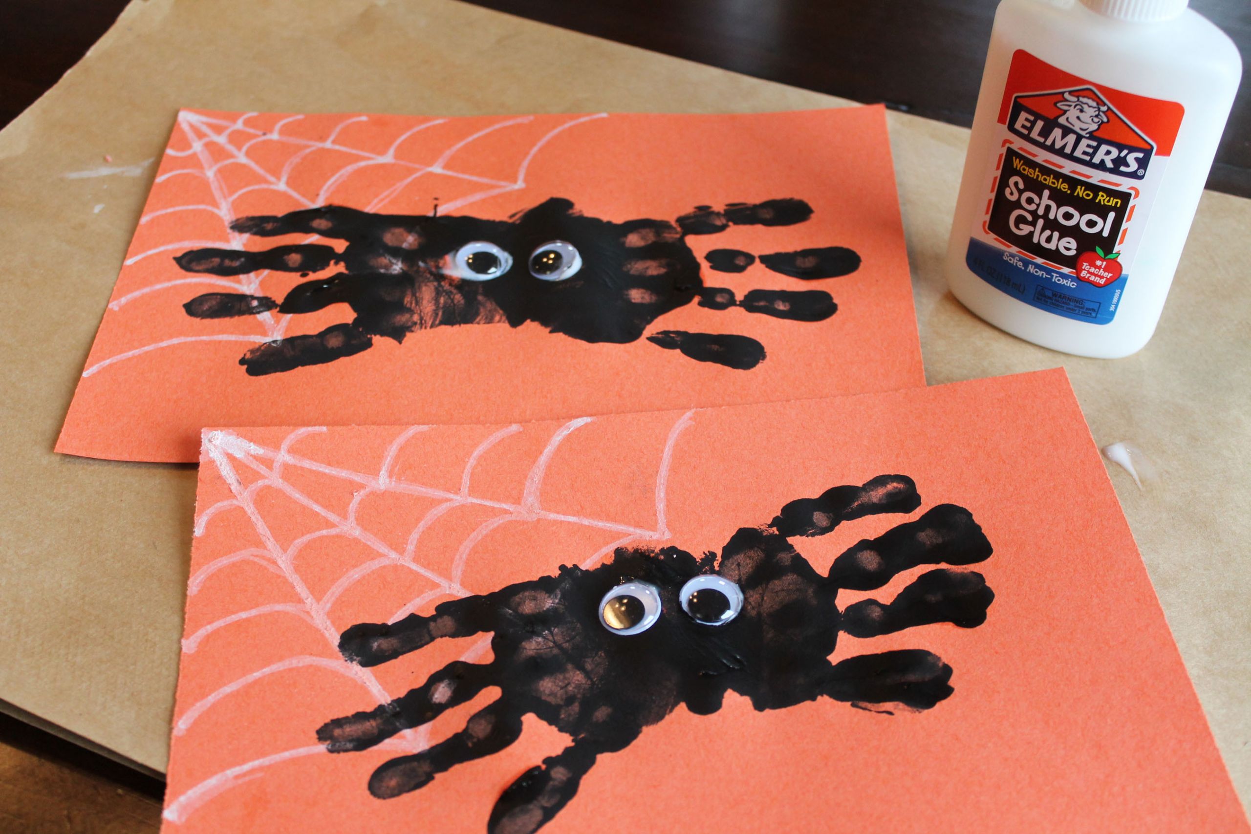 Handprint Spider Craft Luxury Hand Print Spider Halloween Craft