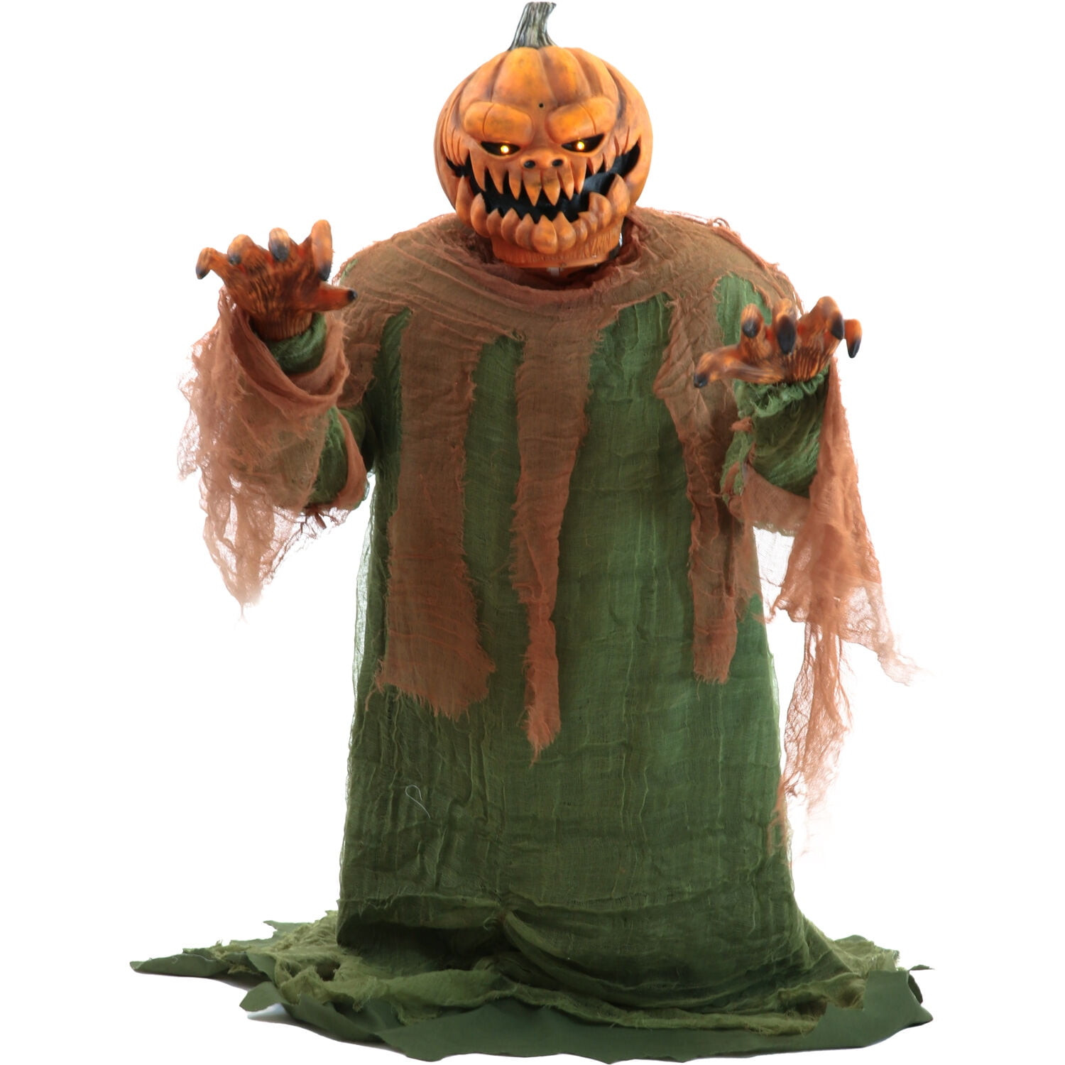 Haunted Hill Farm Animatronics Inspirational Haunted Hill Farm Pumpkin Scarecrow Animatronic by Tekky with Lights