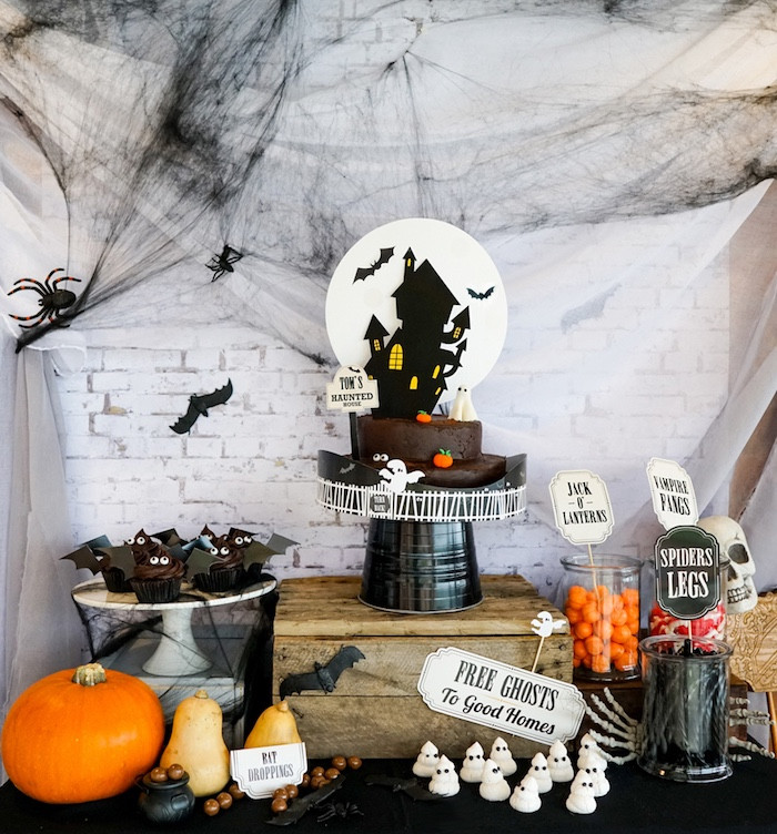 Haunted House Party New Kara S Party Ideas Modern Haunted House Halloween Party