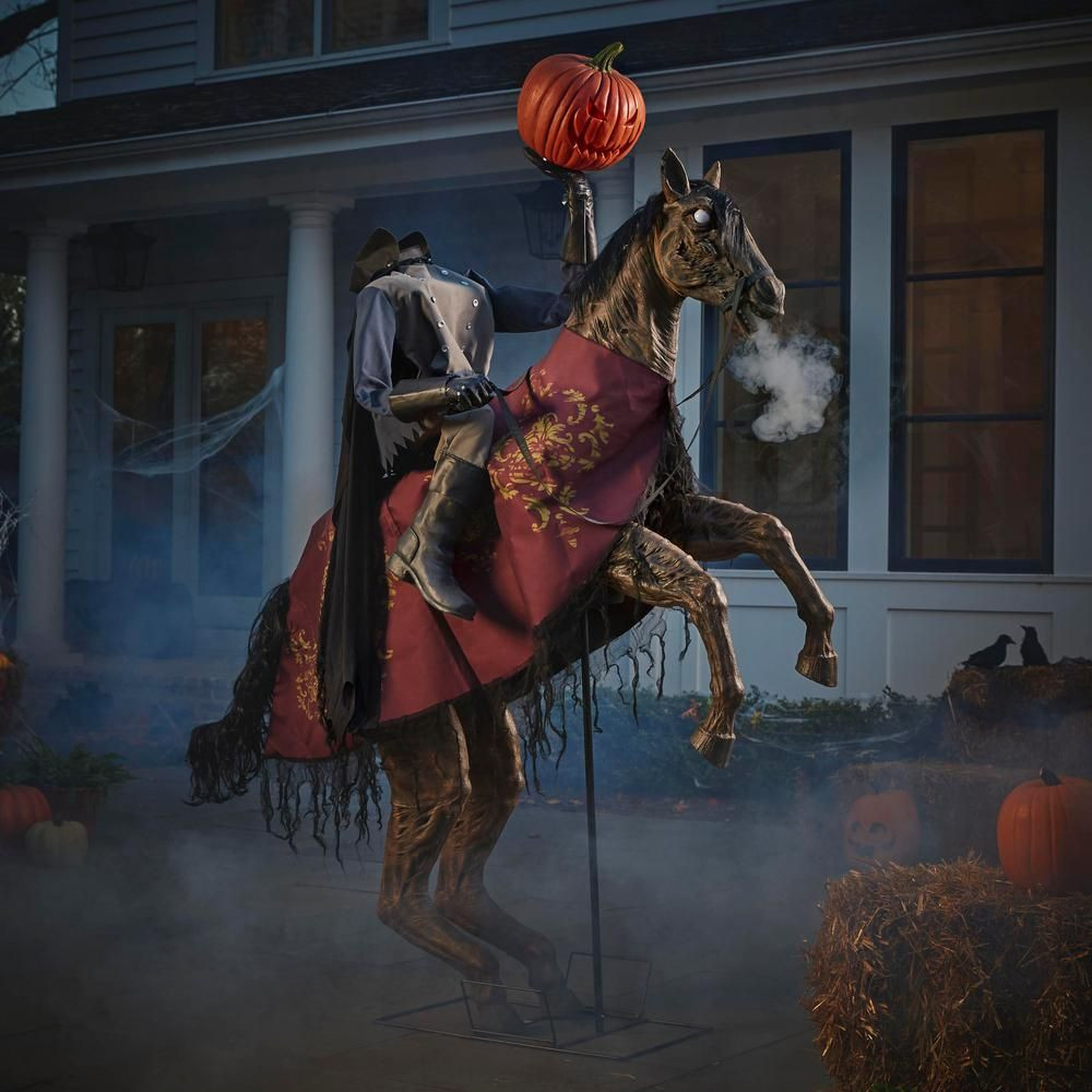 Headless Horseman Halloween Decoration Elegant Headless Horseman Outdoor Decoration