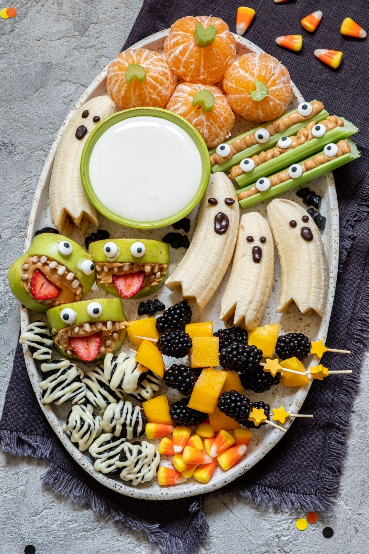 Healthy Halloween Recipes Awesome Healthy Halloween Snack Tray