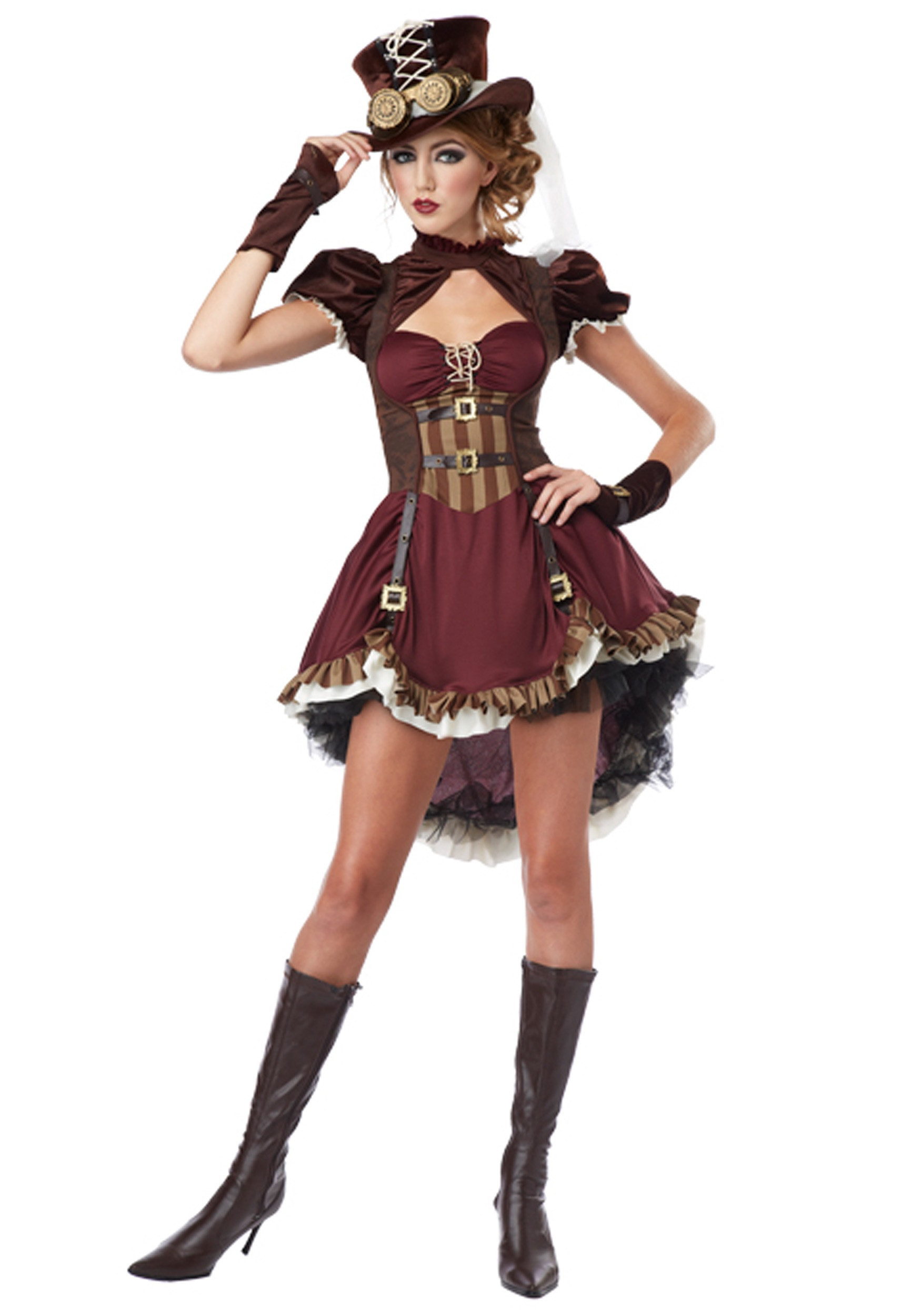 Historical Costumes for Halloween Lovely Steampunk Lady Women S Costume