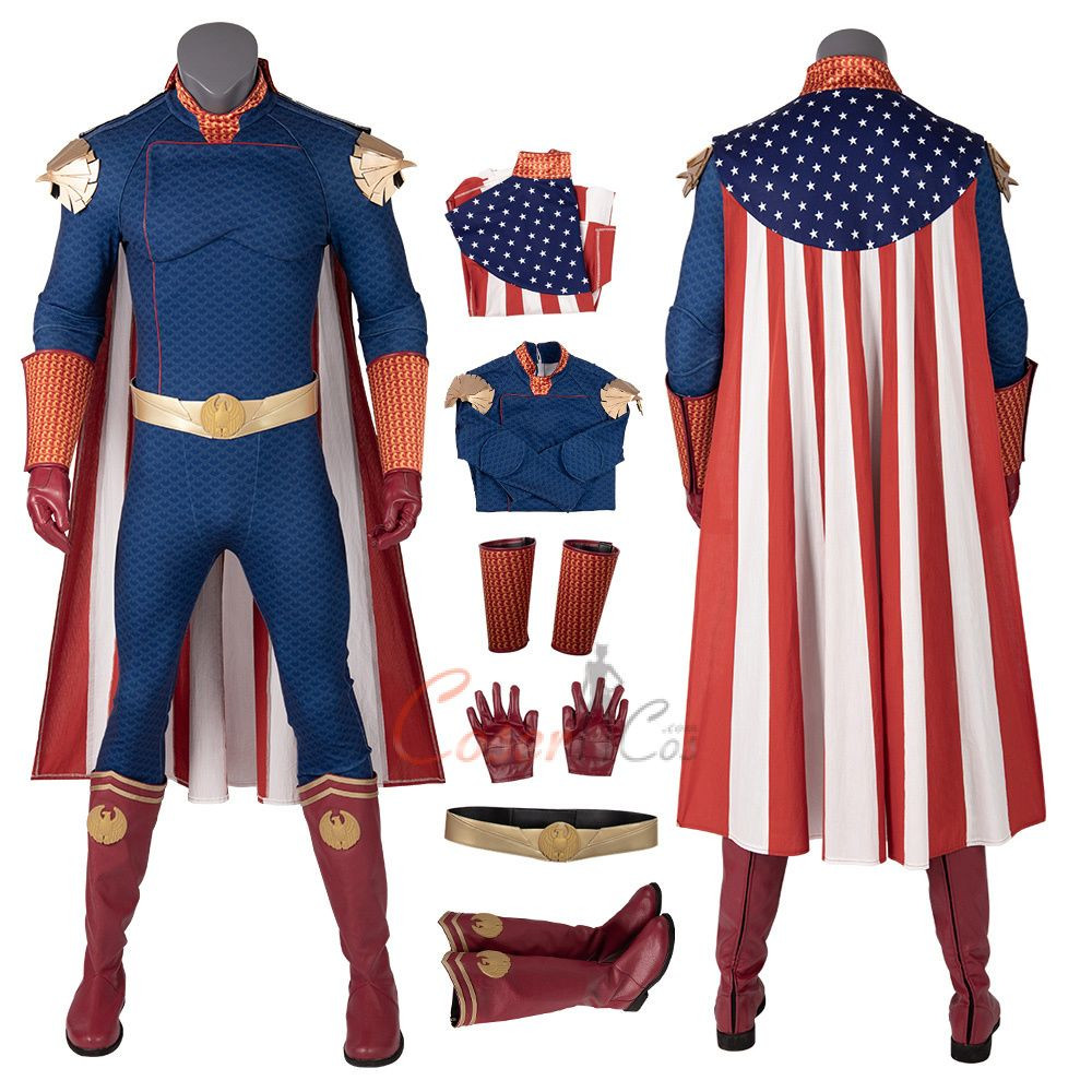 Homelander Halloween Costume New Homelander Costume the Boys Season 1 Cosplay Full Set Deluxe Version