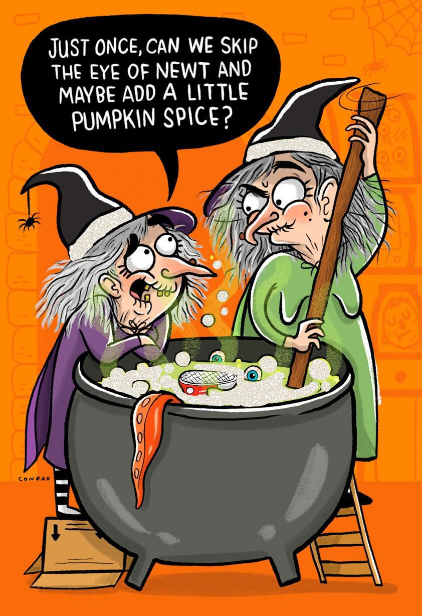 Humorous Halloween Cards Luxury Pumpkin Spice Witch S Brew Funny Halloween Card Greeting Cards Hallmark