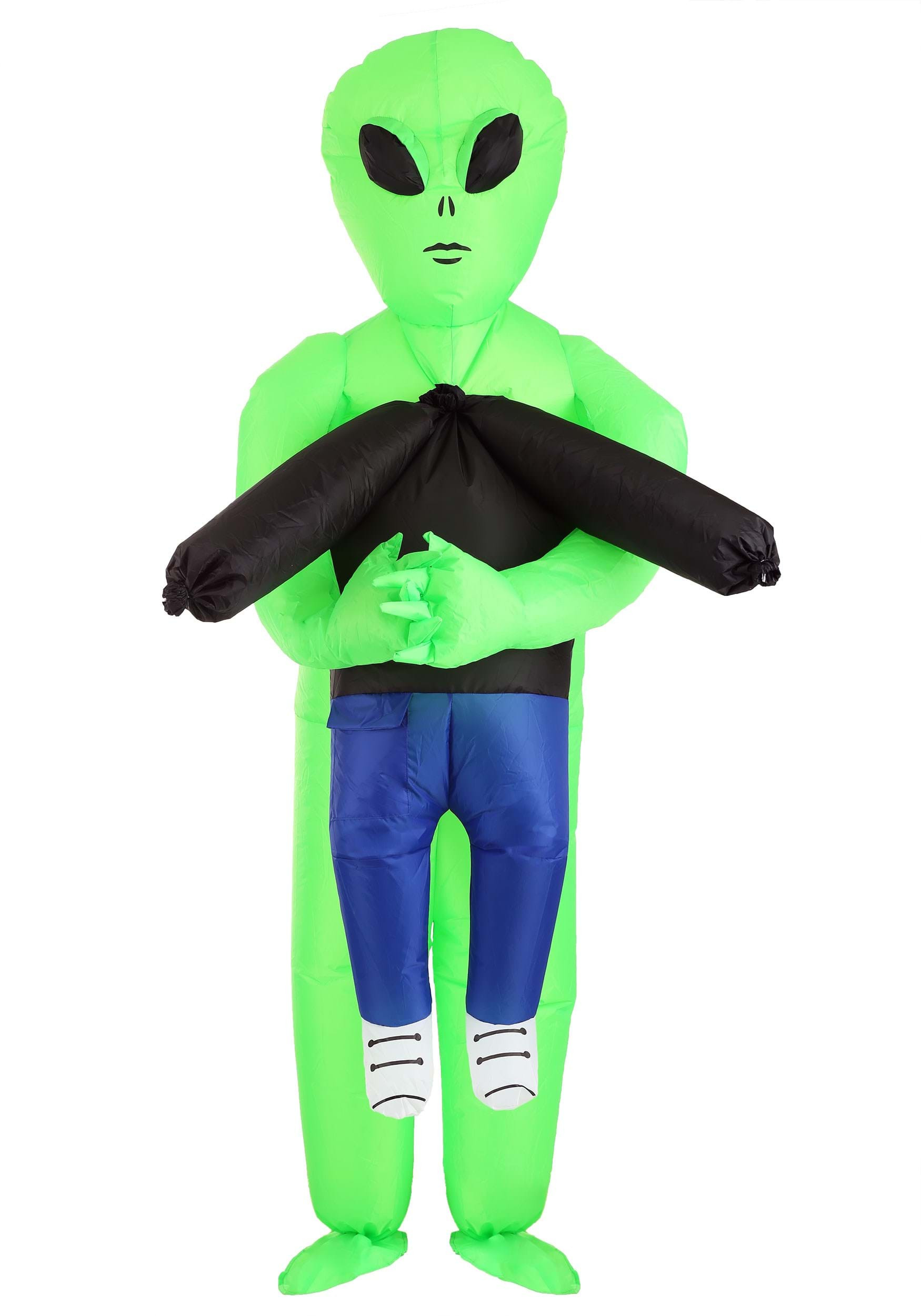 Inflatable Alien Costume Fresh Pick Me Up Alien Inflatable Costume for Adults