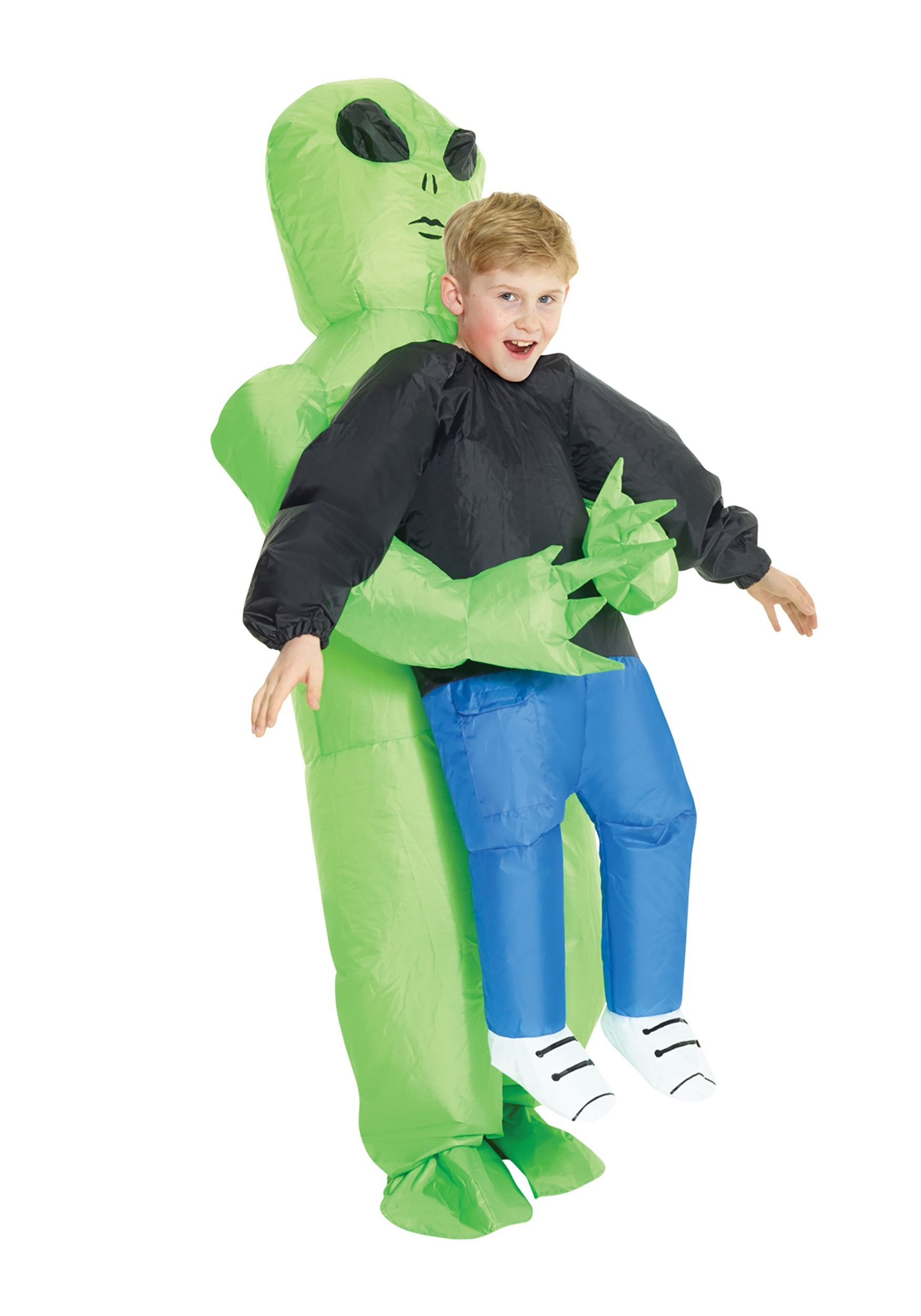 Inflatable Alien Costumes Awesome Inflatable Alien Pick Me Up Child Costume