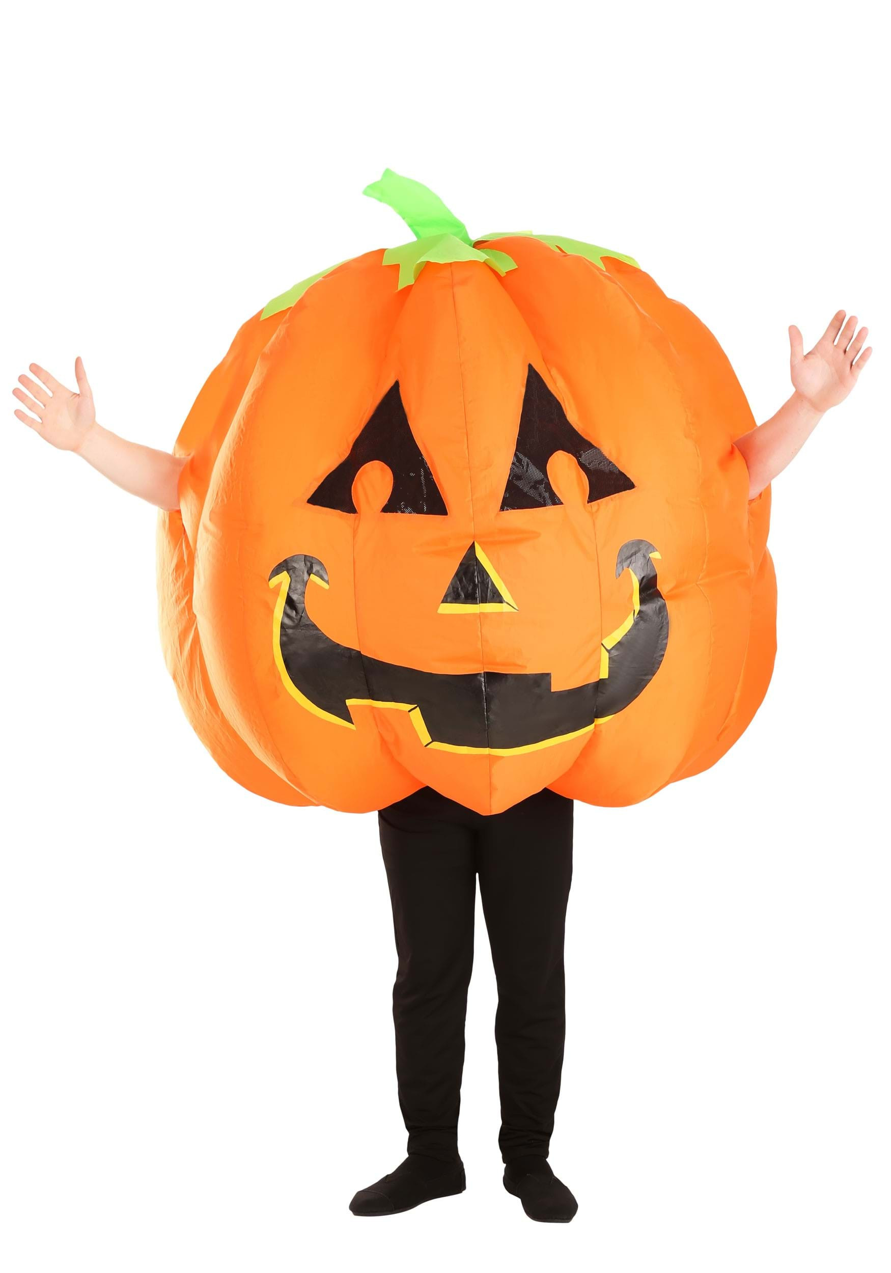 Inflatable Pumpkin Costume Awesome Adult S Grinning Inflatable Pumpkin Costume