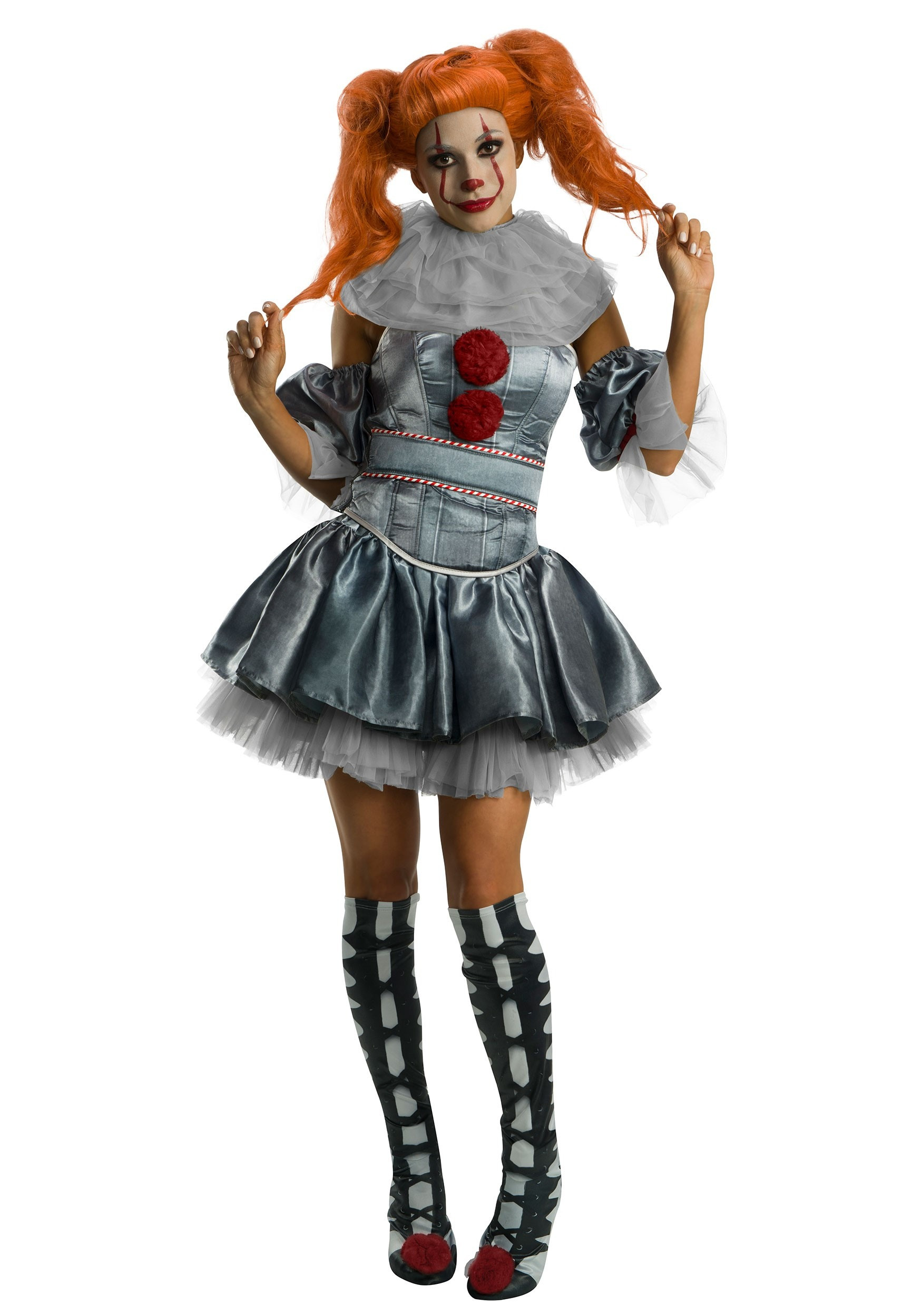 It Halloween Costume Lovely Women S Deluxe Pennywise Dress Costume