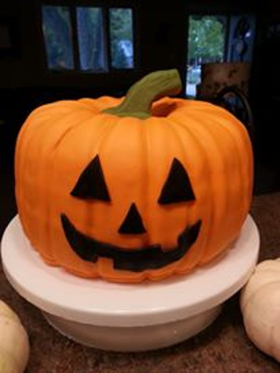 Jack O Lantern Cake New Halloween Jack O Lantern Cake Cakecentral