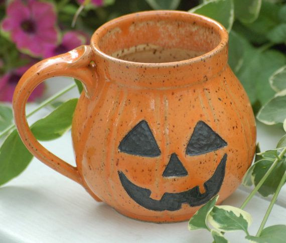 Jack O Lantern Mugs Best Of Happy Halloween Jack O Lantern Mug Pottery by Mudqueenpottery