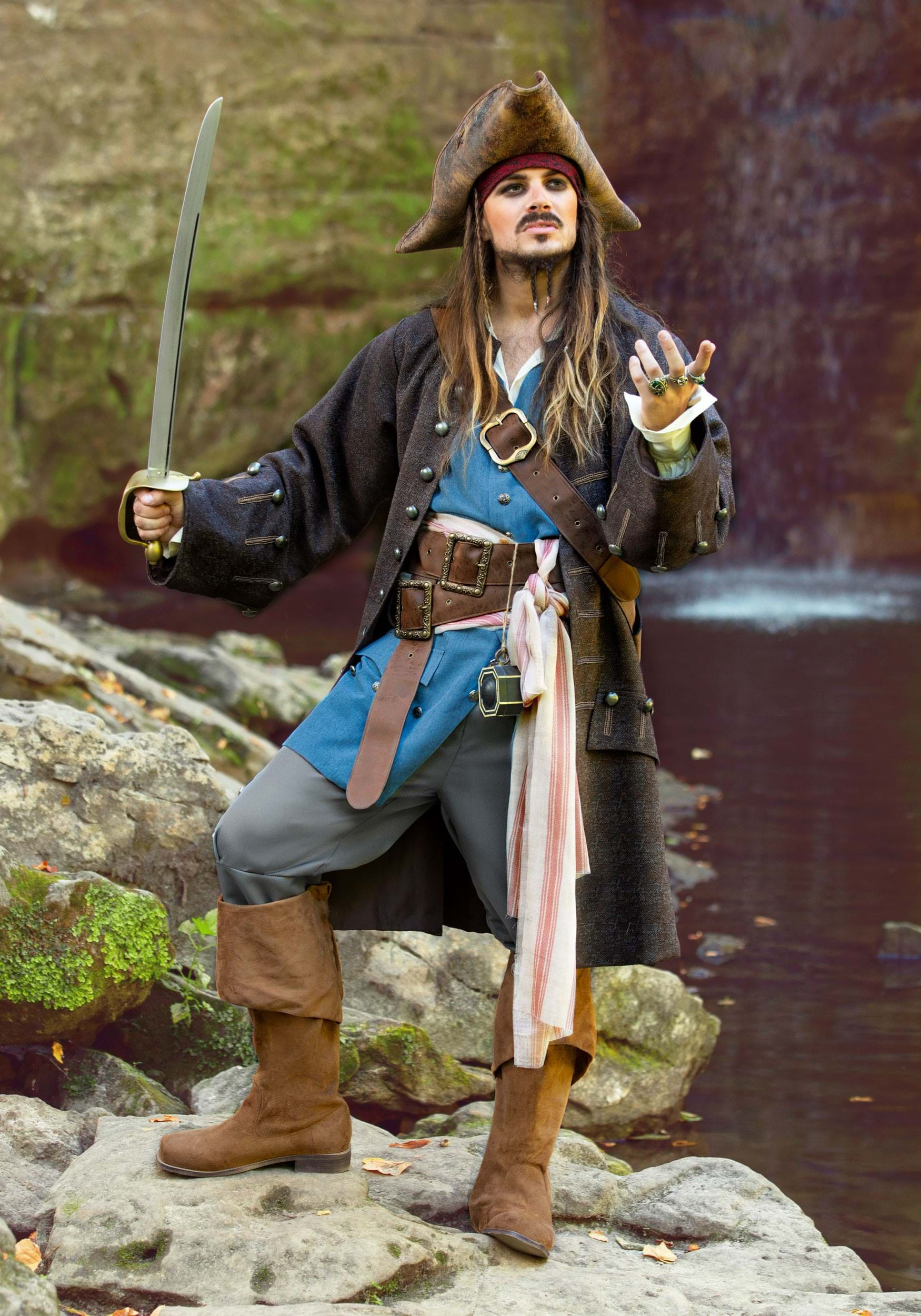 Jack Sparrow Halloween Costume Awesome Exclusive Authentic Captain Jack Sparrow Costume for Men