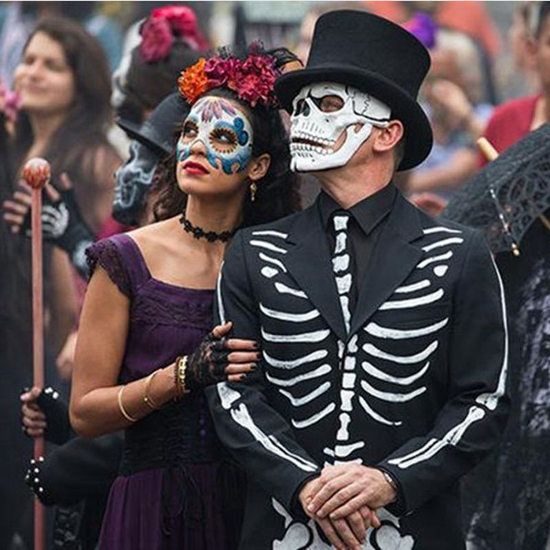 James Bond Halloween Costume Inspirational Movie 007 James Bond Spectre Mask Skull Skeleton Scary Halloween