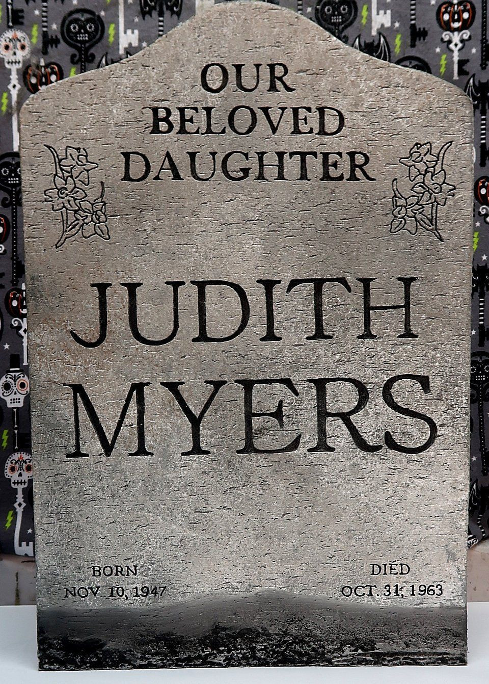 Judith Myers tombstone Lovely Judith Myers Halloween 40 Half Scale tombstone Perfect for Autographs