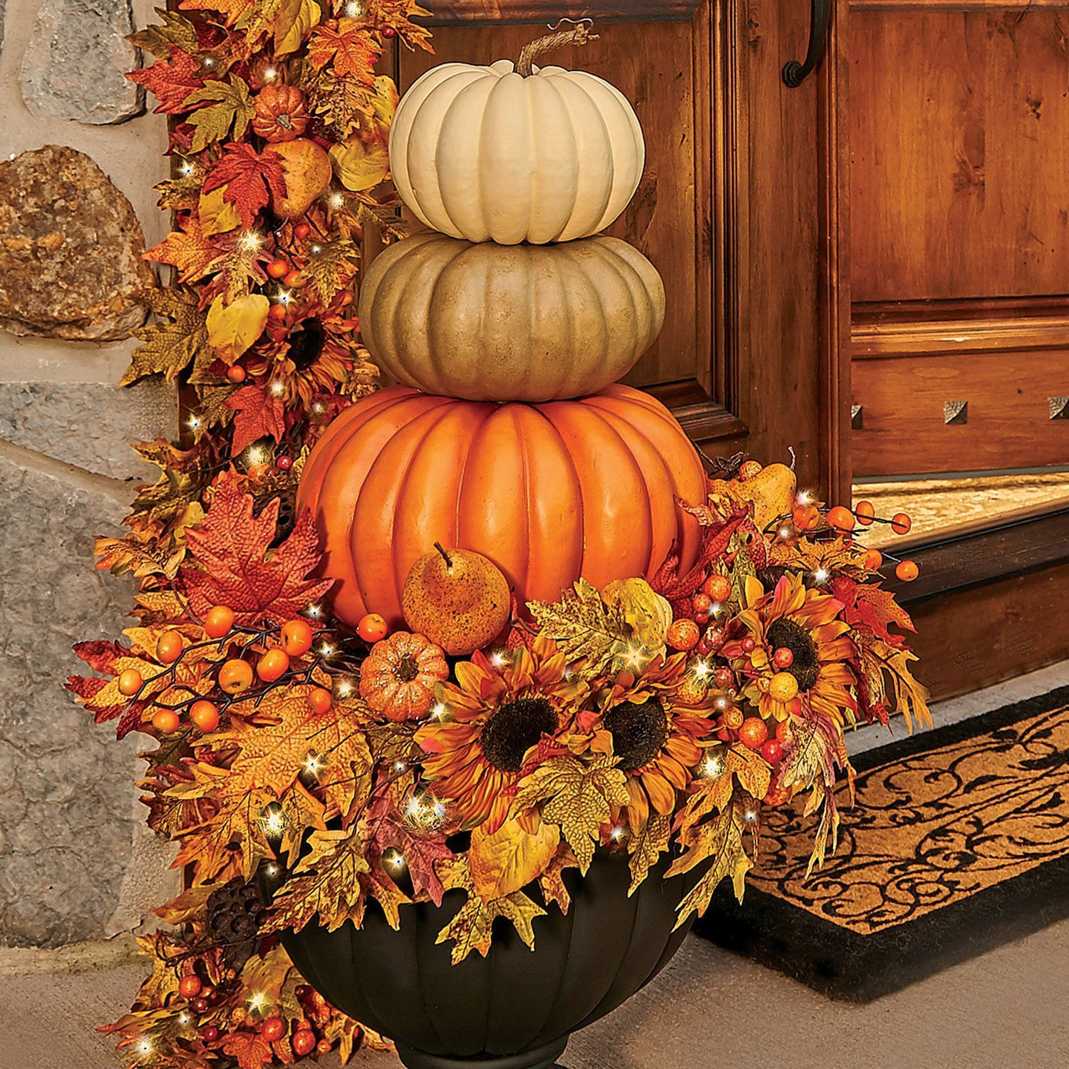 Large Pumpkin Decor Best Of In the Subtle tones Of the Fall Season these Pumpkin Stacks Can Be