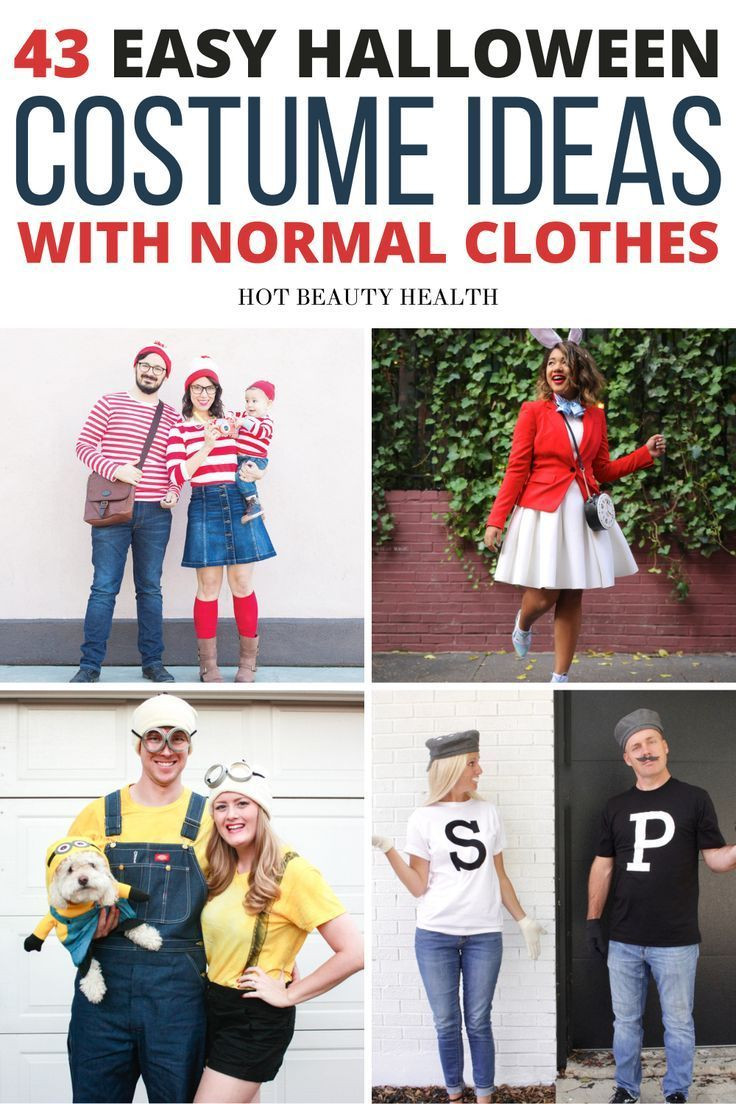 Last Minute Easy Costumes with normal Clothes Luxury 43 Easy Costumes with normal Clothes for Halloween