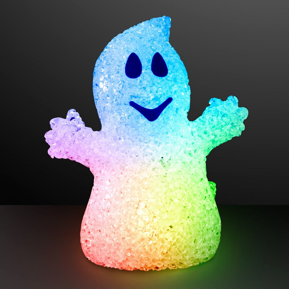 Light Up Ghost Beautiful Flashingblinkylights soft Glow Halloween Ghosts with Color Change Leds