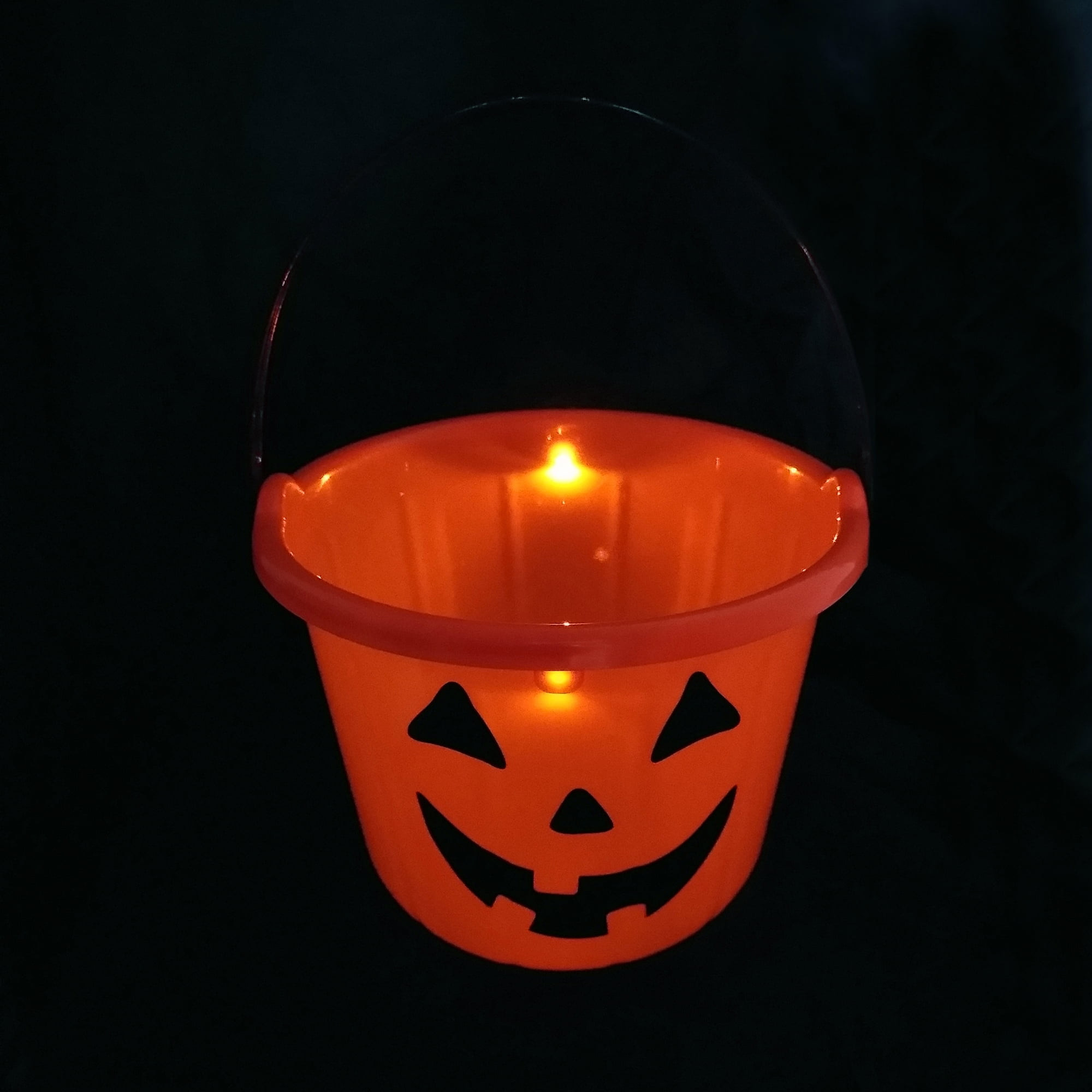 Light Up Halloween Buckets Best Of Way to Celebrate Halloween orange Light Up Bucket Plastic Bucket Led