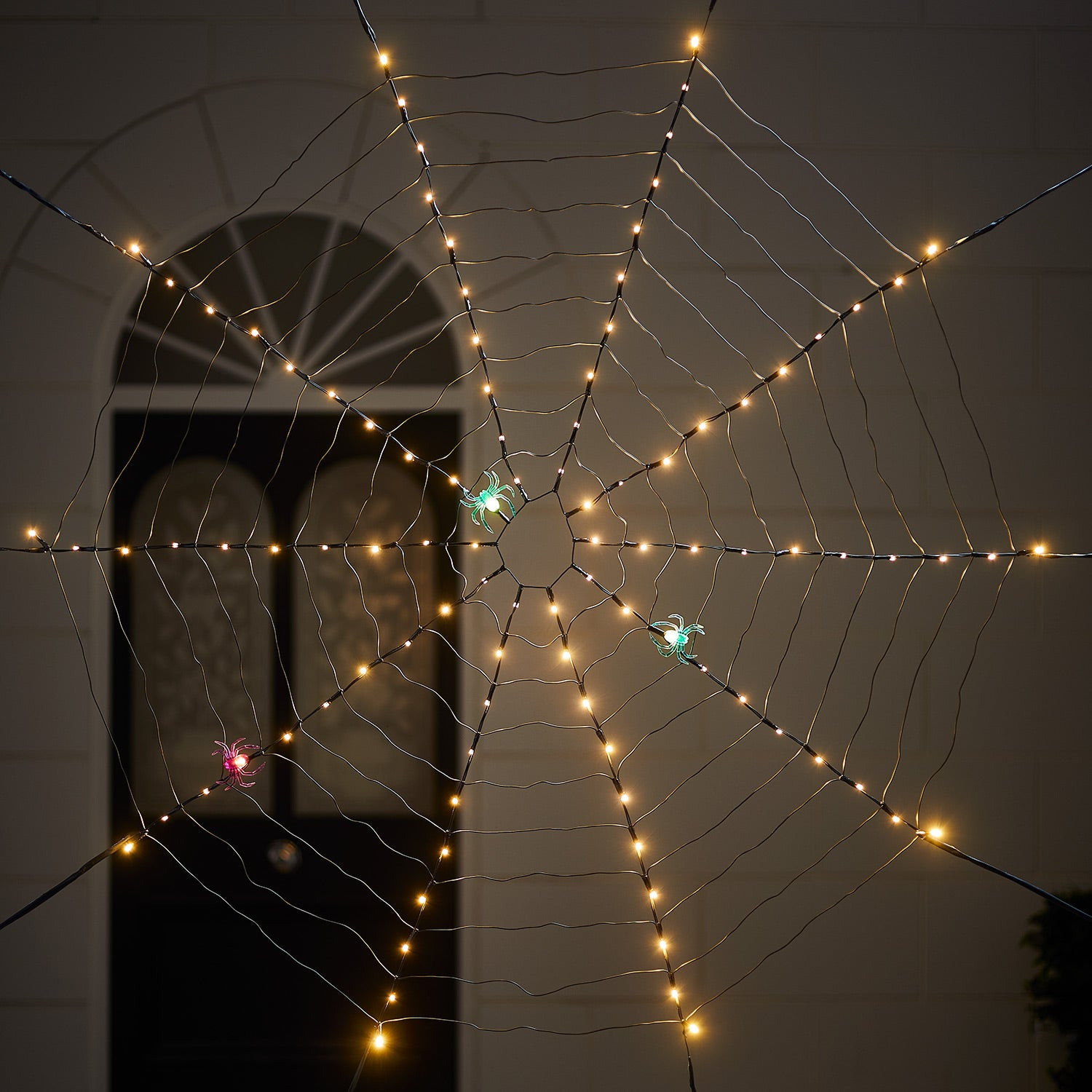 Light Up Spider Web Elegant 100 Led Light Up Spiders Web