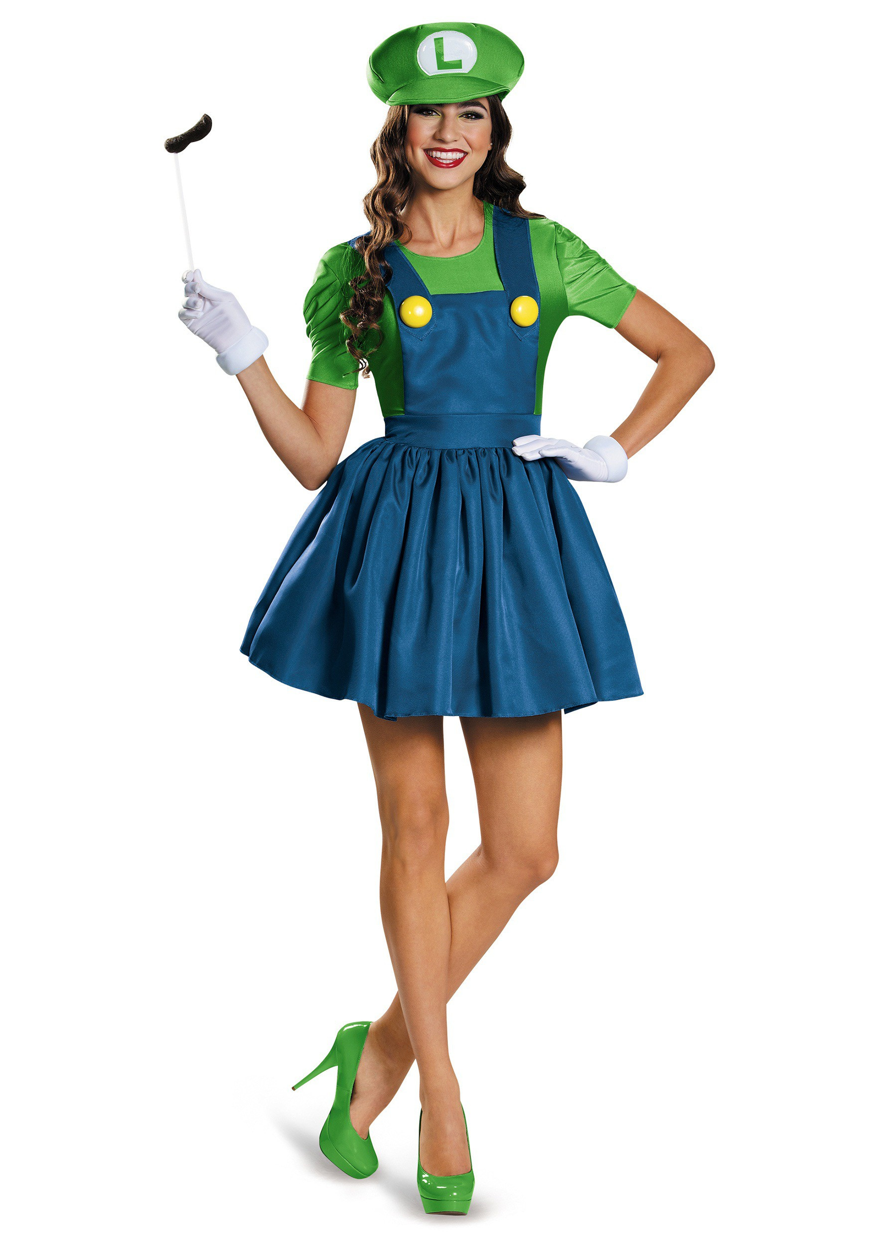 Luigi Halloween Costume Lovely Women S Luigi Dress Costume