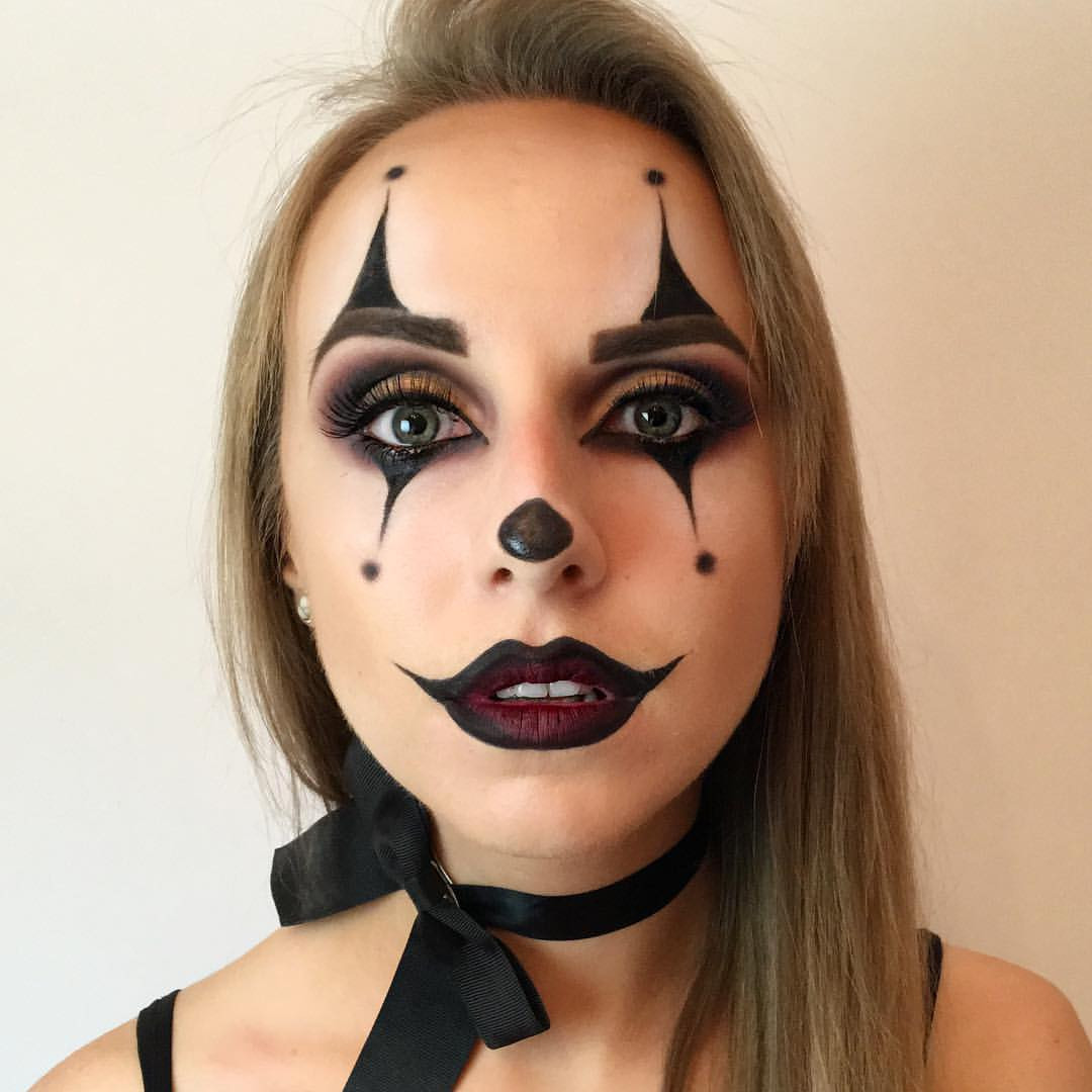 Makeup Halloween Clown Beautiful 30 Days Of Makeup Halloween Inspired Clown