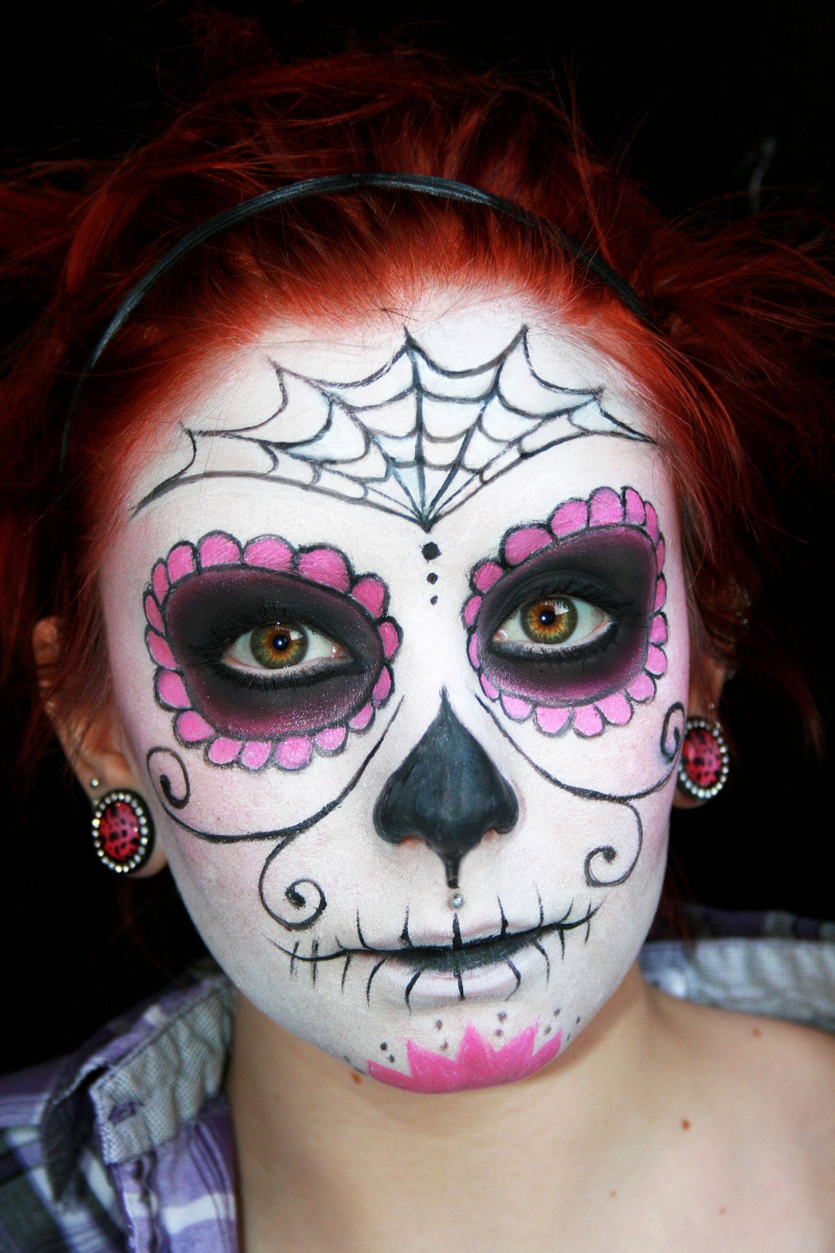 Makeup Skull Face Luxury ☀ How to Do Skull Looking Halloween Makeup