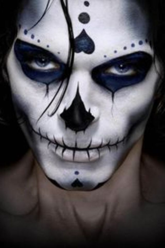 Male Skull Makeup Elegant Awesome Skeleton Face Paint Skeleton Makeup Skull Makeup Ghost Face