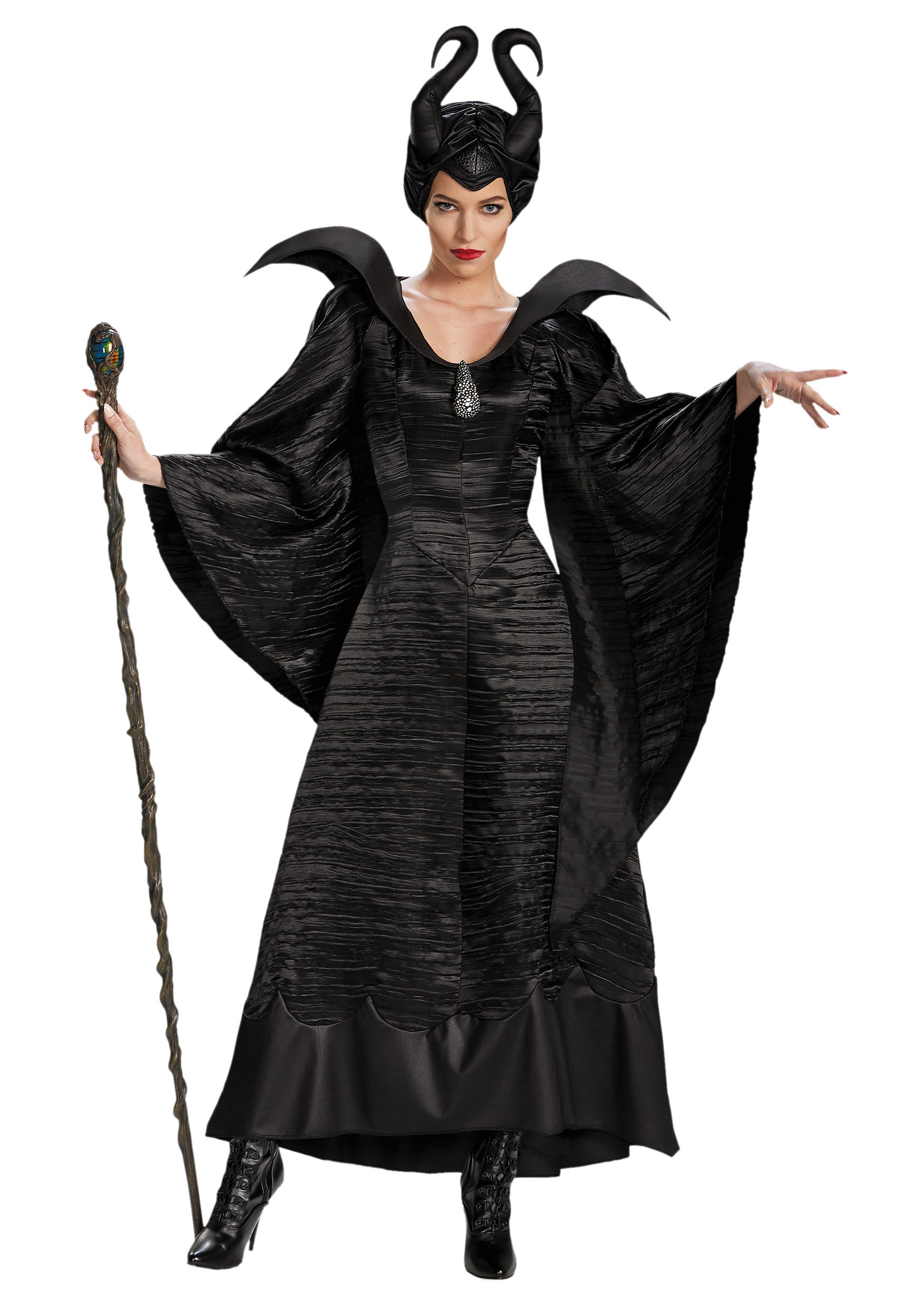 Maleficent Costume Adult Lovely Adult Deluxe Maleficent Christening Black Gown Costume